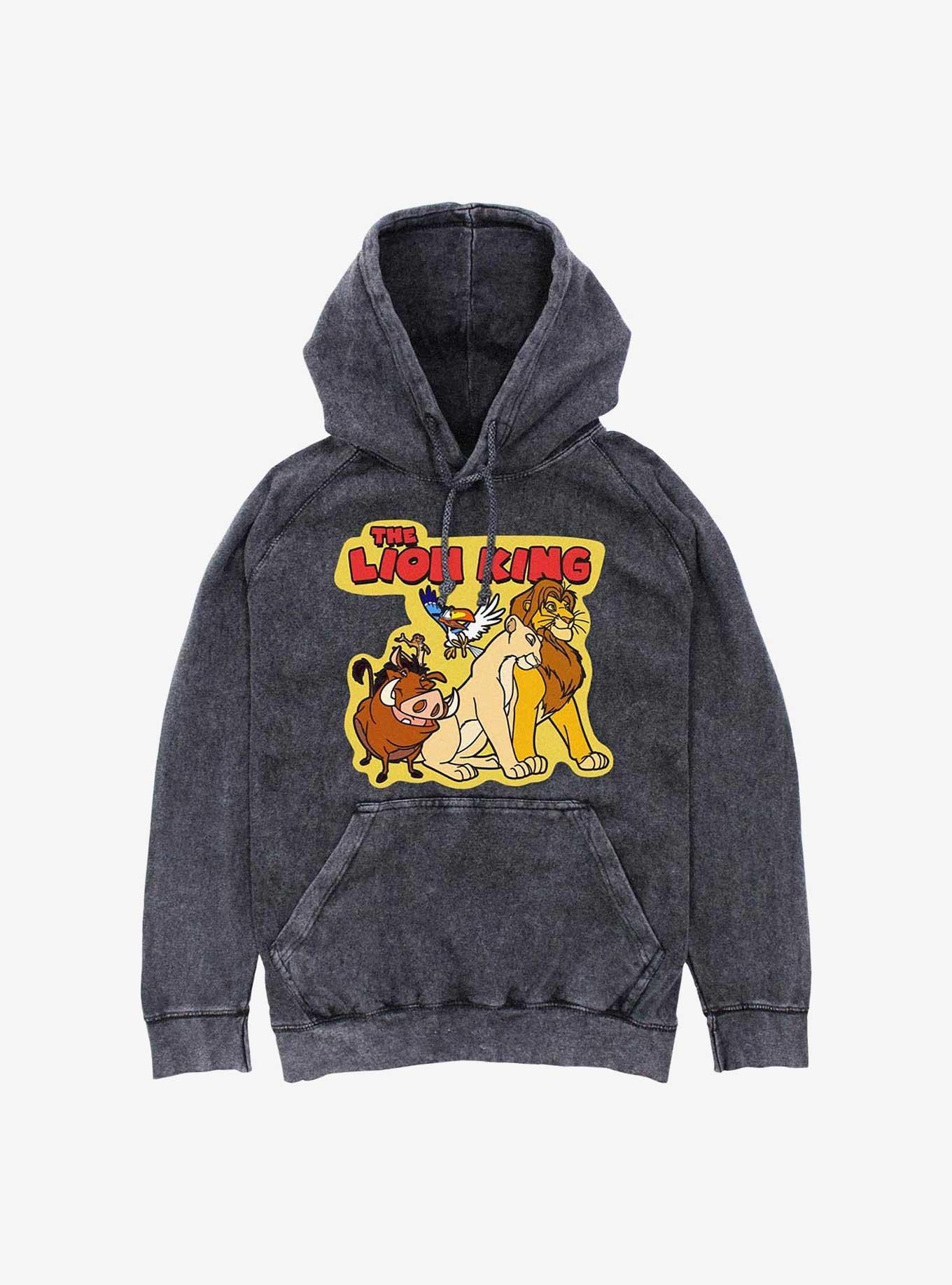 Disney The Lion King Group Mineral Wash Hoodie, , hi-res