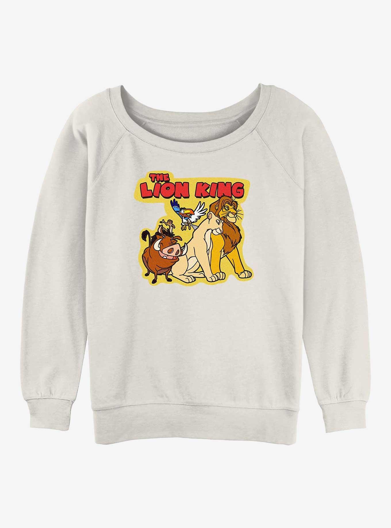 Disney The Lion King Group Girls Slouchy Sweatshirt, , hi-res