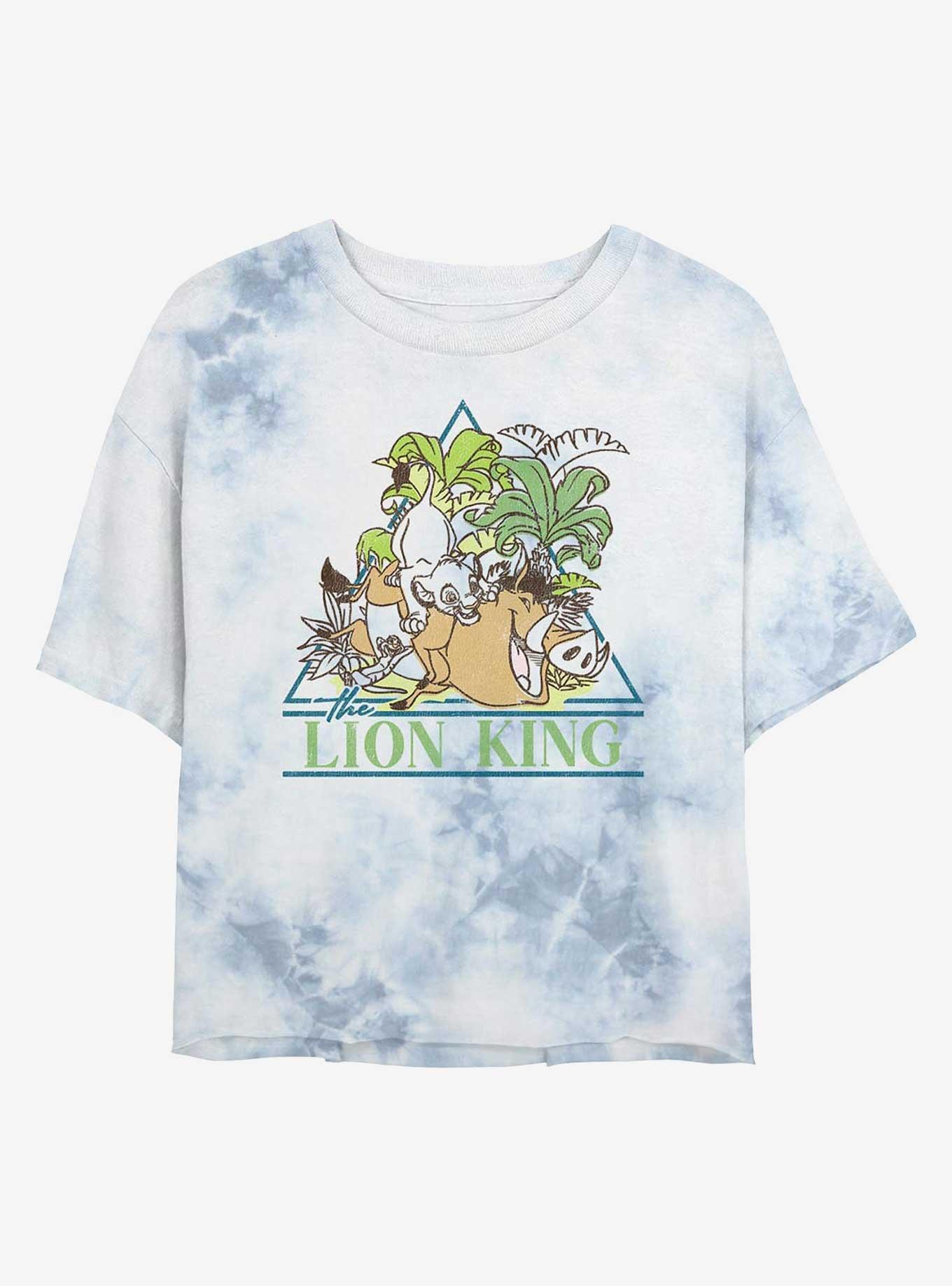 Disney The Lion King Fun With Friends Girls Tie-Dye Crop T-Shirt, , hi-res