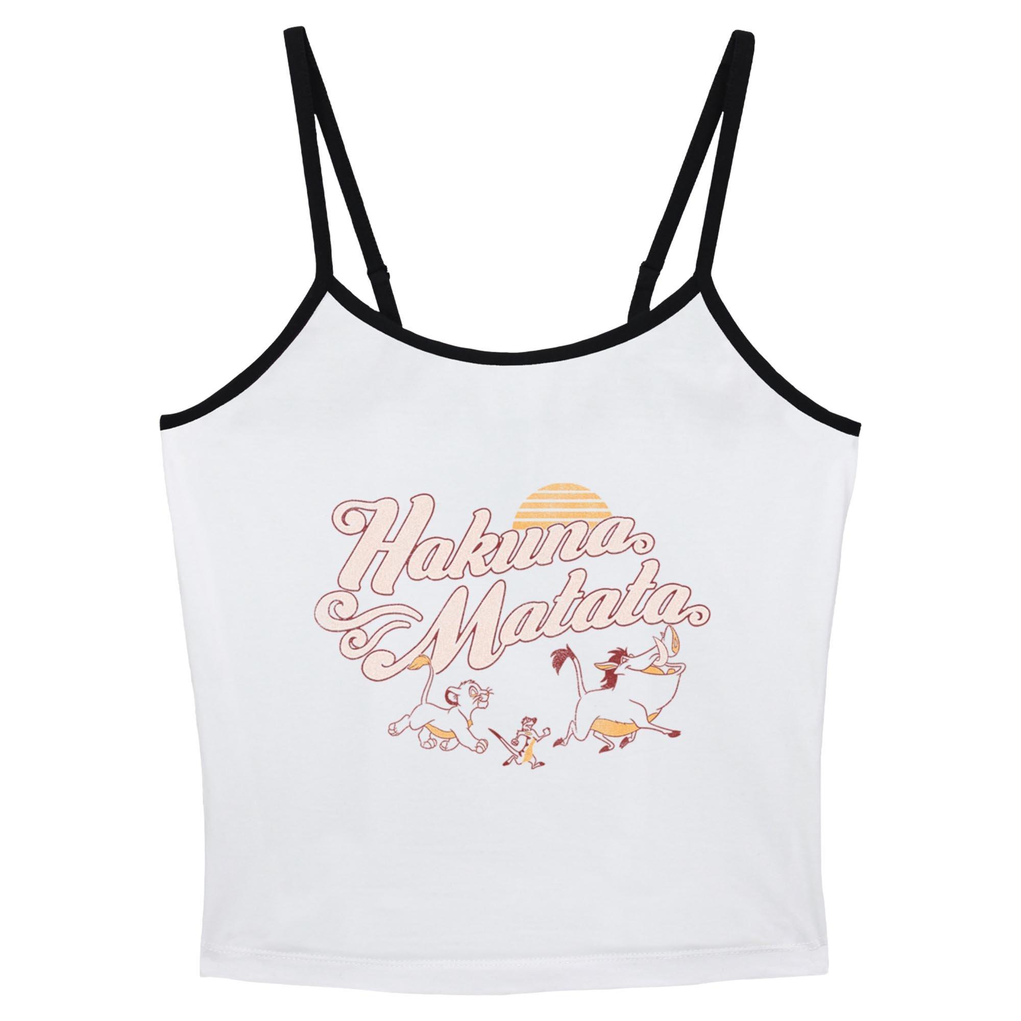 Disney The Lion King Hakuna Matata Sun Walk Womens Cami, WHITE, hi-res