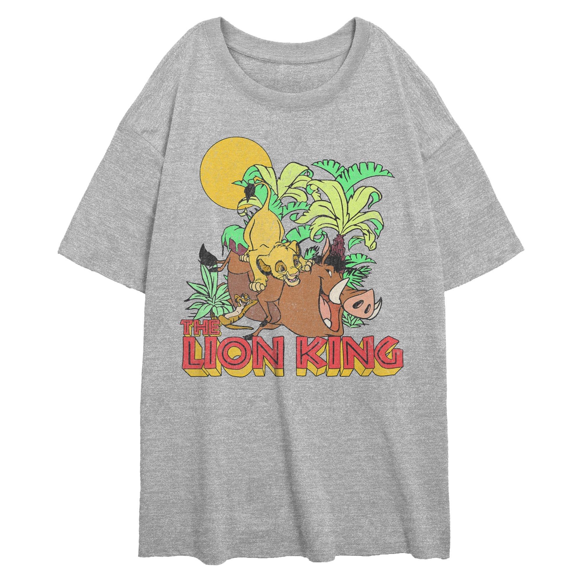 Disney The Lion King Jungle Play Womens Oversized T-Shirt, , hi-res