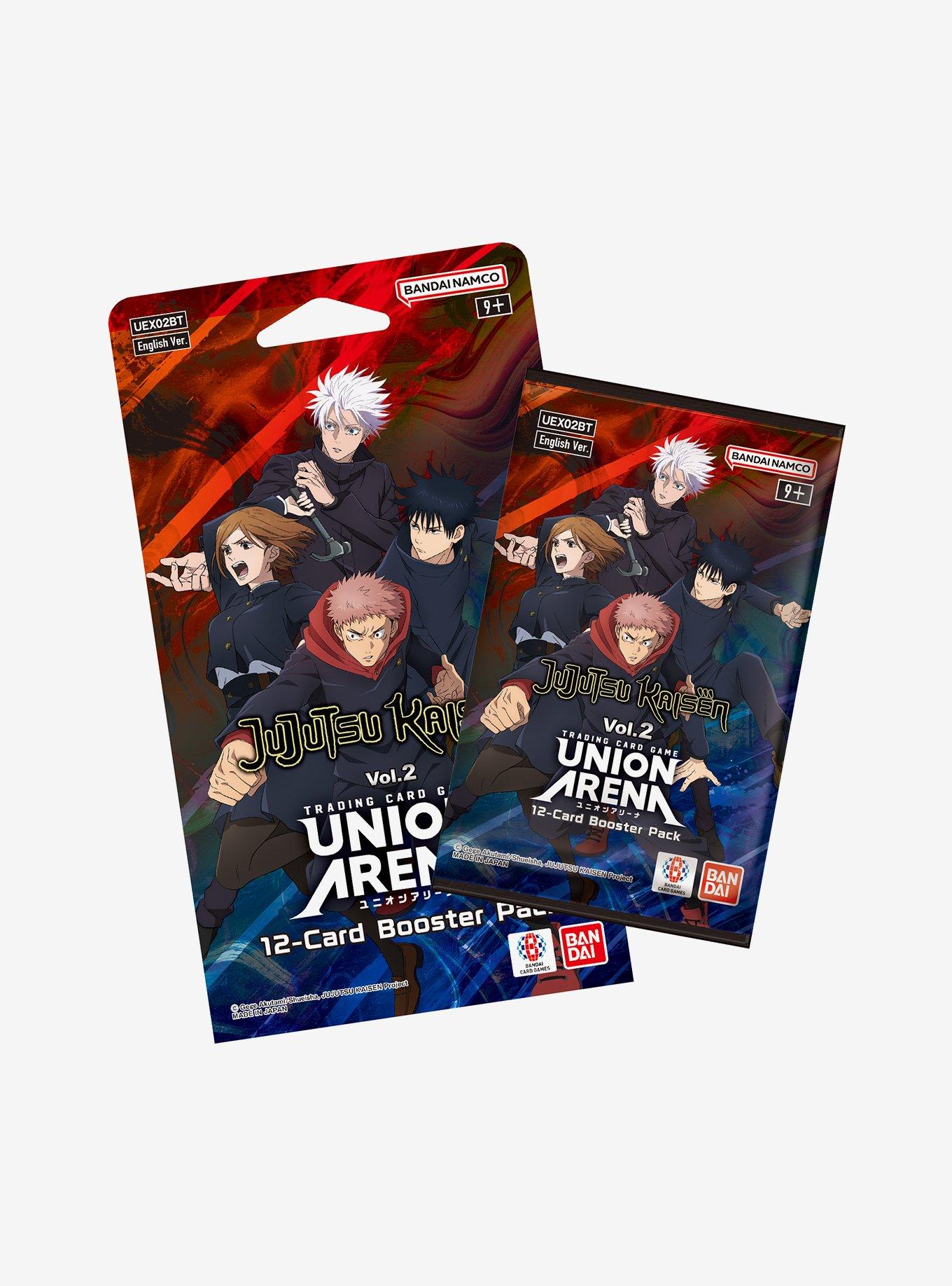 jjk vol 2 booster box Union Arena Jujutsu Kaisen EX04BT Japanese Pack There are 12 cards per Booster Pack There are 4 levels of rarities Jujutsu Kaisen Vol. 2 Booster