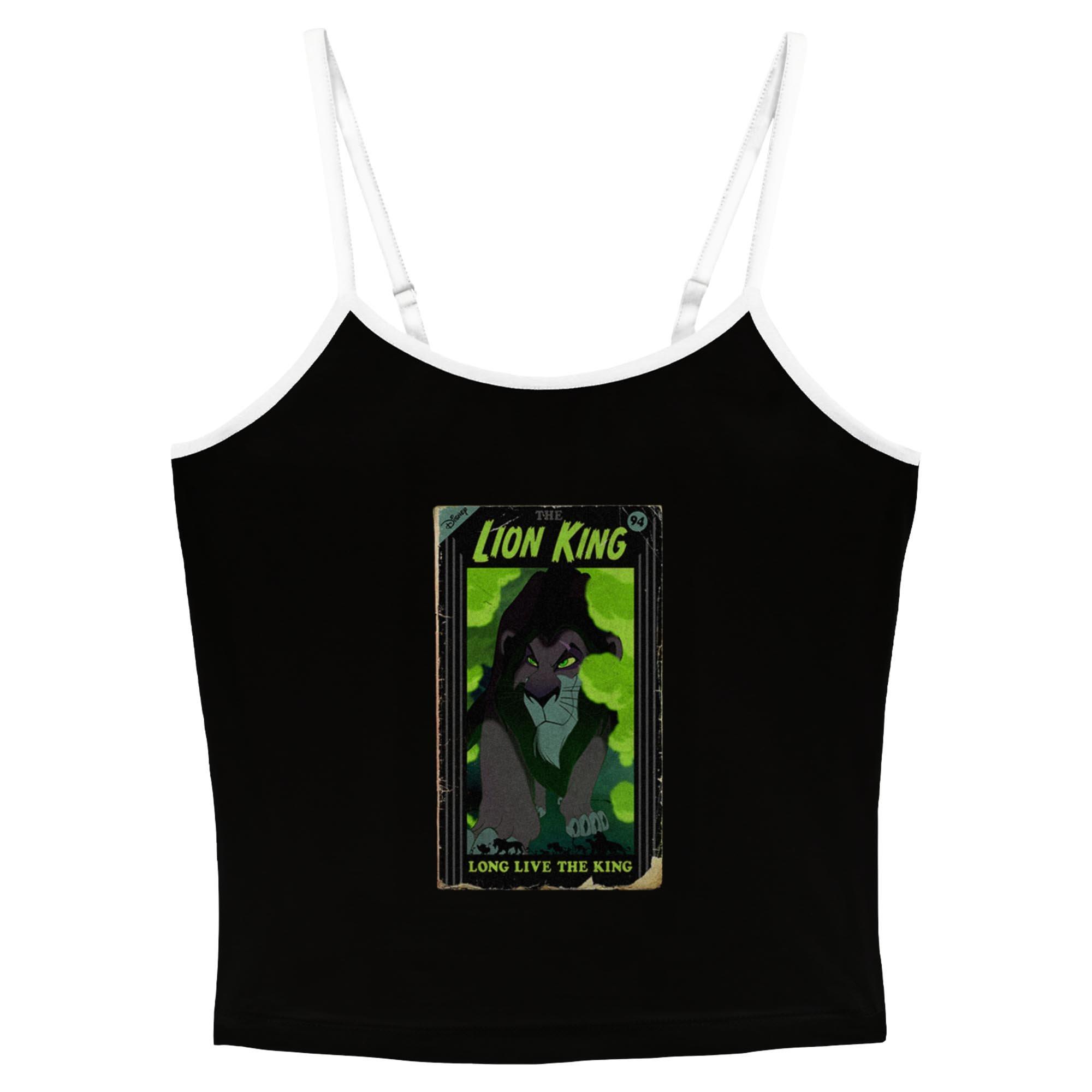 Disney The Lion King Long Live The King VHS Womens Cami, BLACK, hi-res
