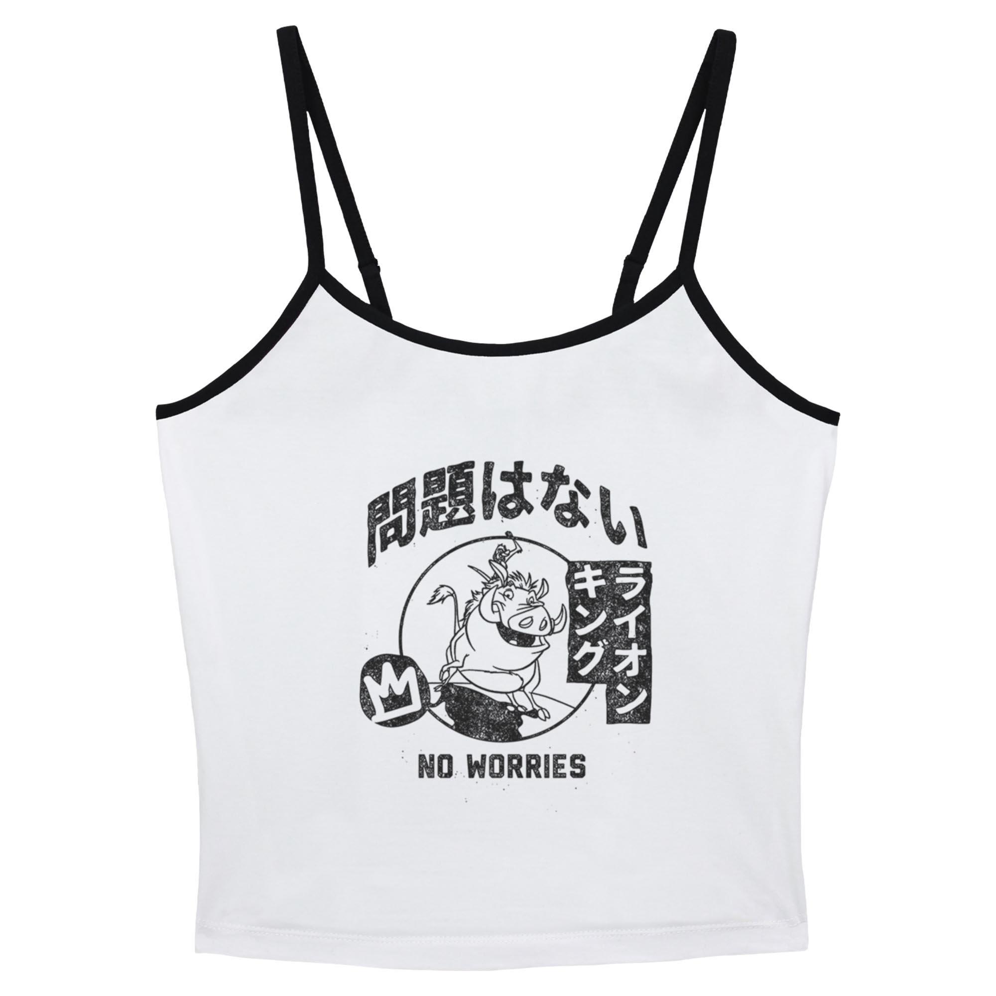 Disney The Lion King Hakuna Matata Kanji Womens Cami, WHITE, hi-res