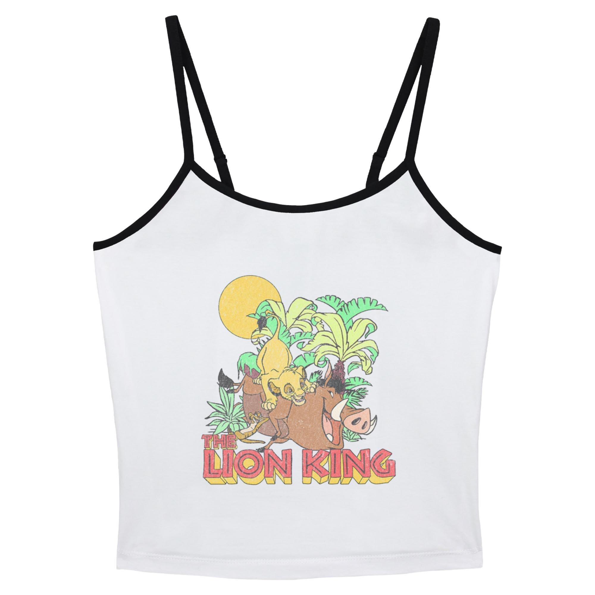 Disney The Lion King Jungle Play Womens Cami, WHITE, hi-res