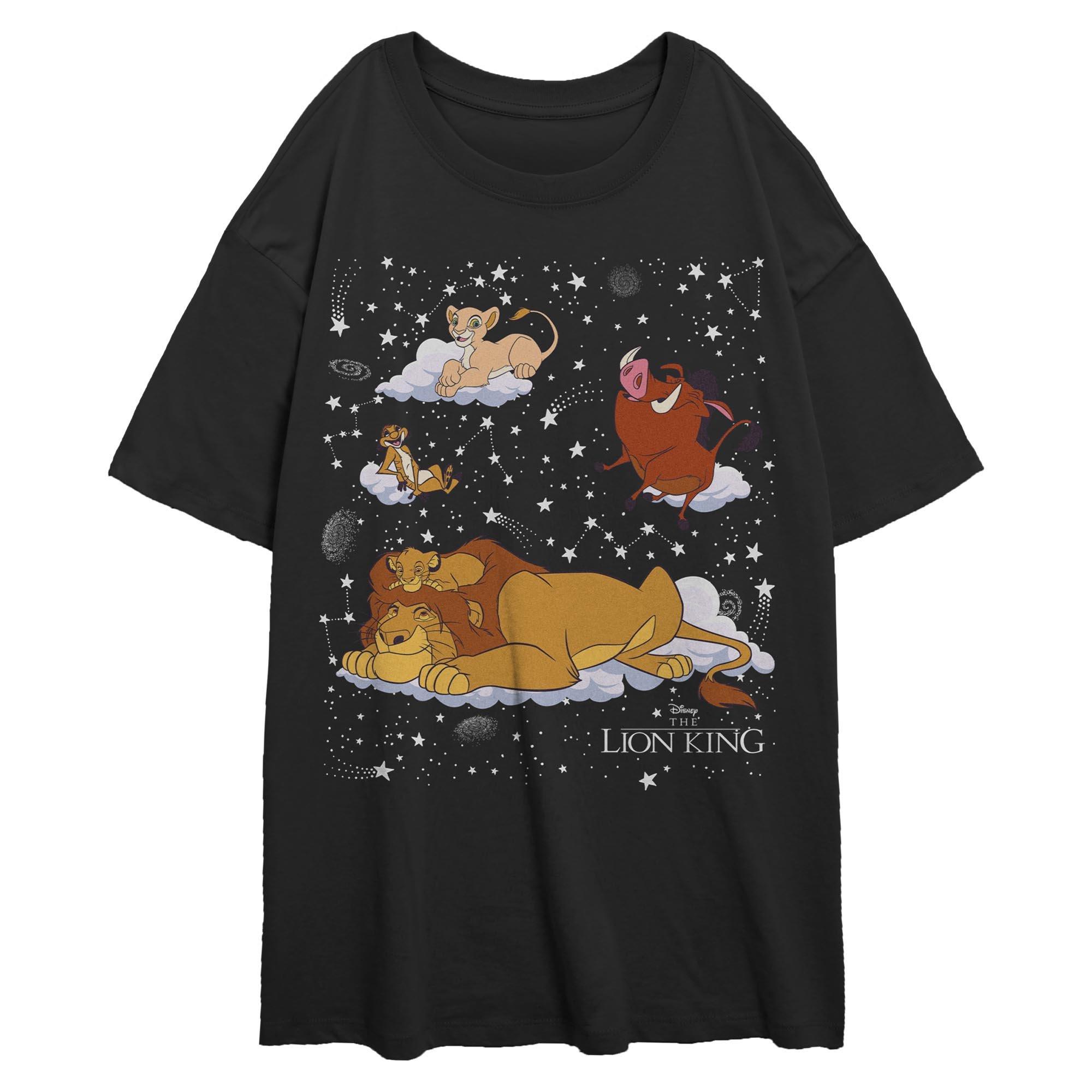 Disney The Lion King On Constellations Womens Oversized T-Shirt, , hi-res