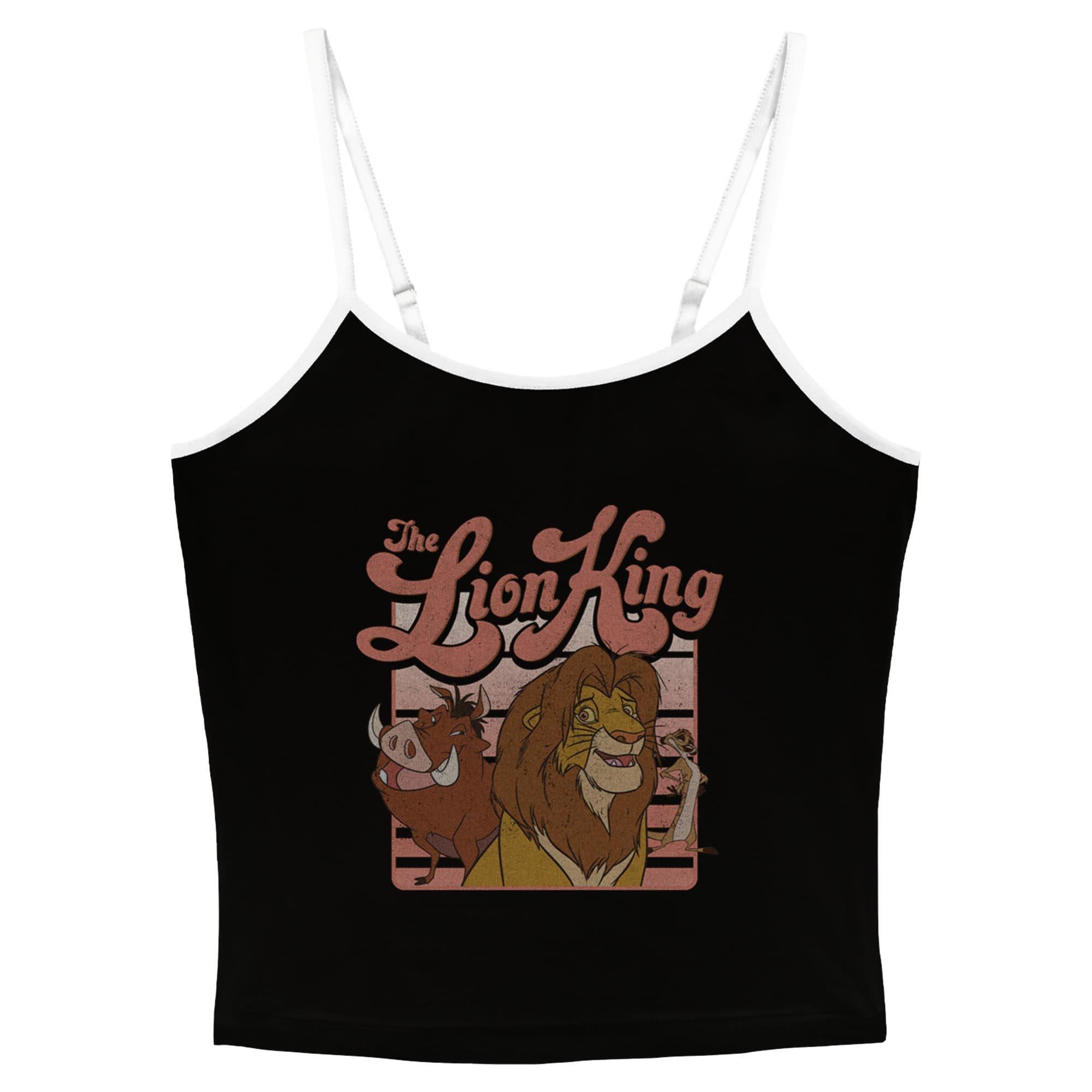 Disney The Lion King Squad Retro Womens Cami, BLACK, hi-res