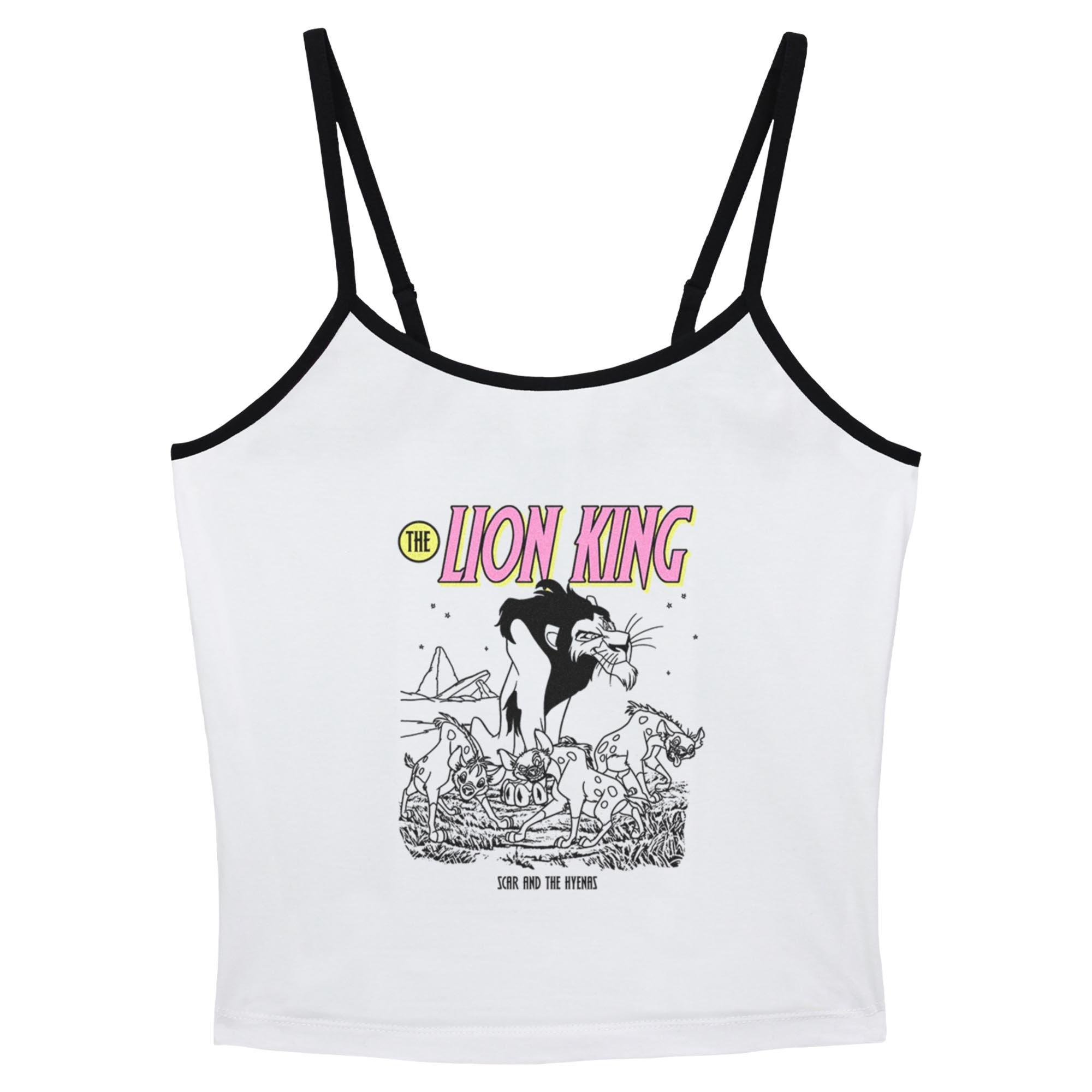 Disney The Lion King Scar And The Hyenas Womens Cami, WHITE, hi-res