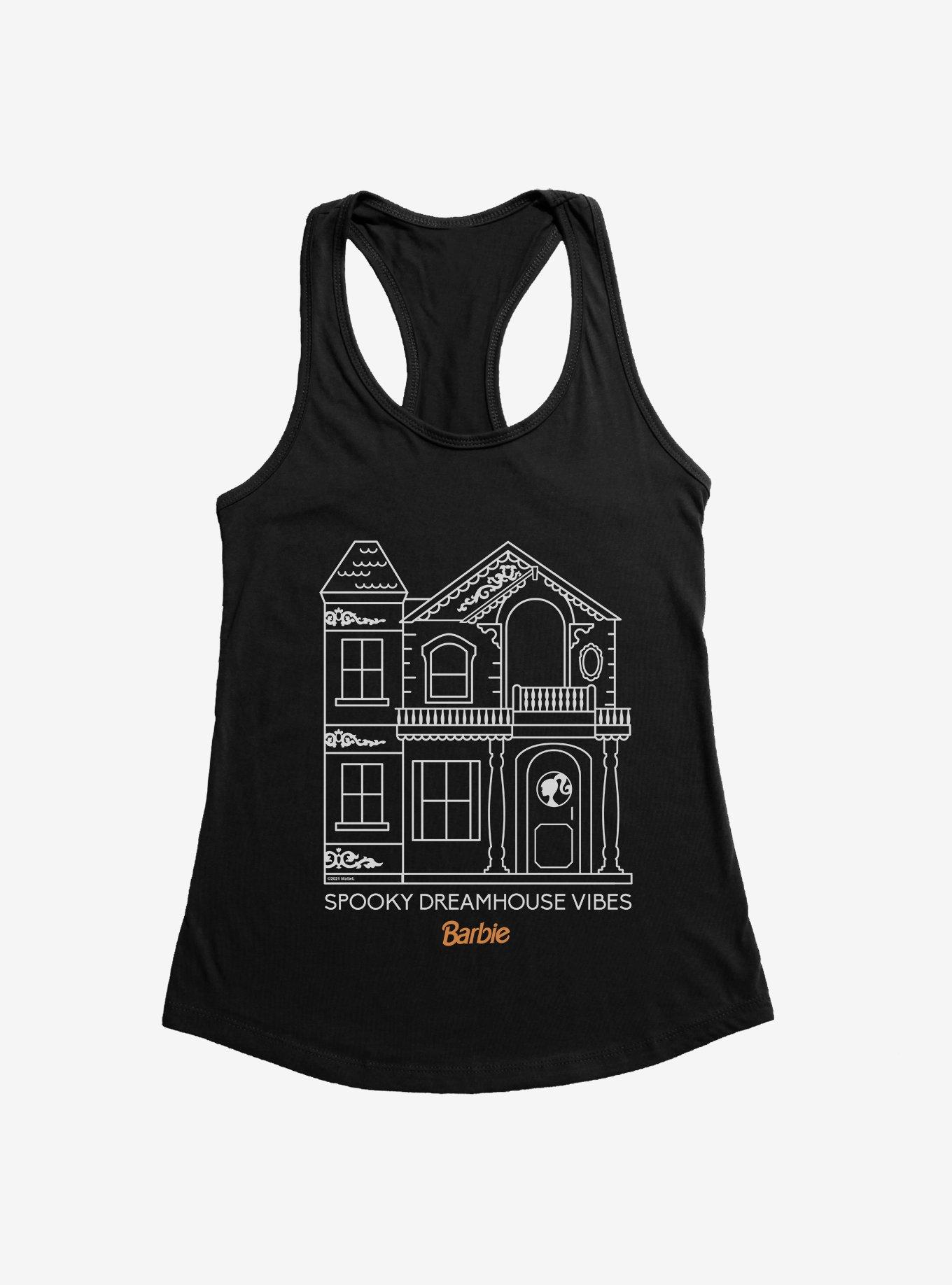 Barbie Spooky Dreamhouse Vibes Girls Tank, BLACK, hi-res