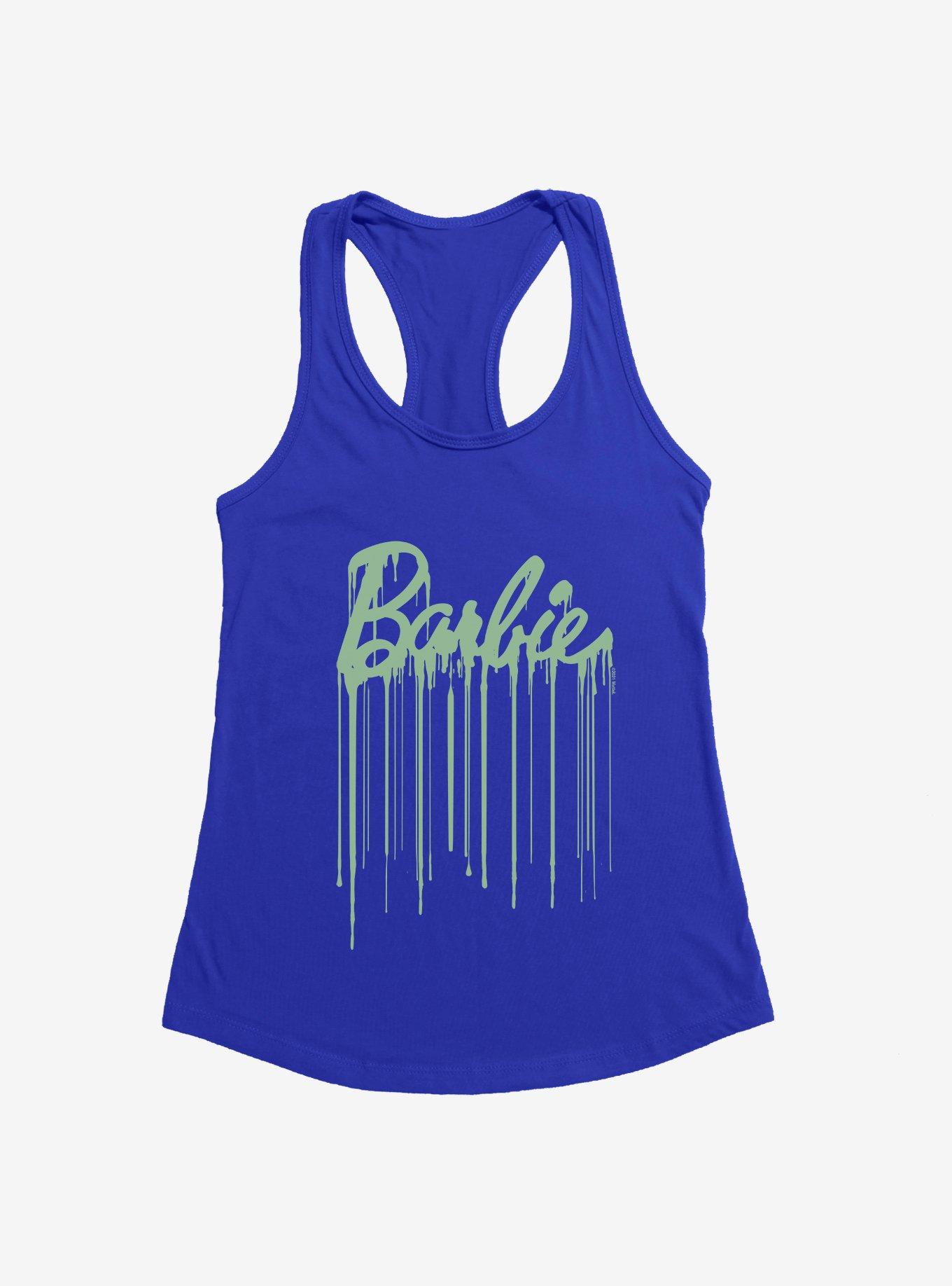 Barbie Slime Drip Logo Girls Tank, ROYAL, hi-res