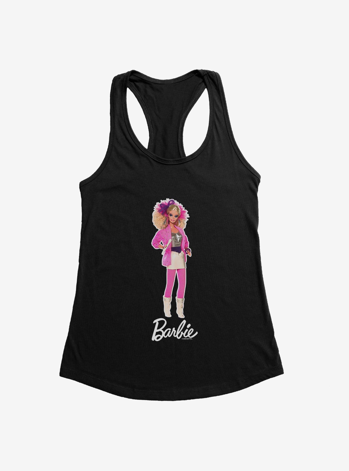 Barbie 80's Rocker Barbie Doll Girls Tank, BLACK, hi-res