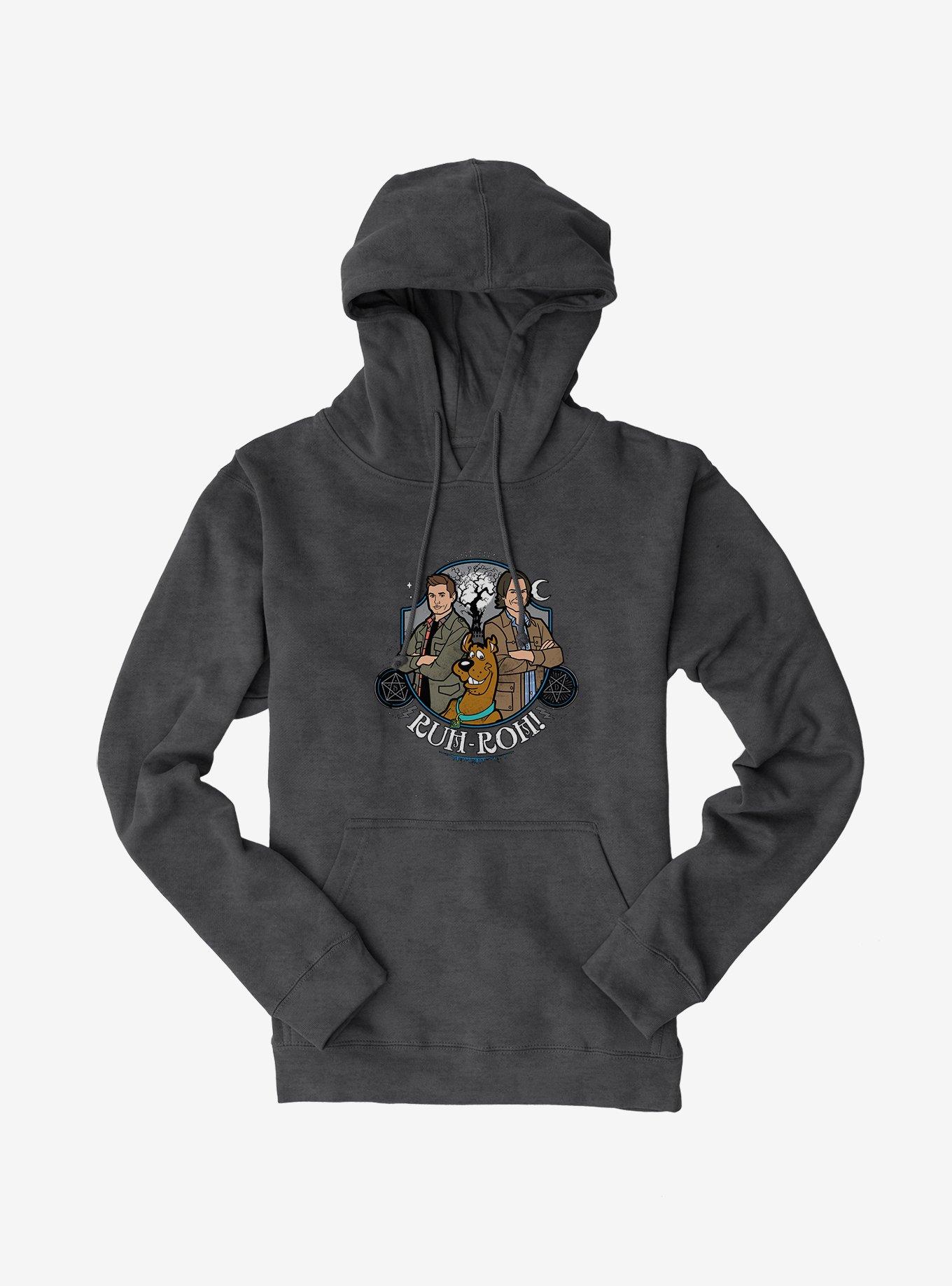 Scoobynatural Ruh-Roh Hoodie, DARK HEATHER, hi-res