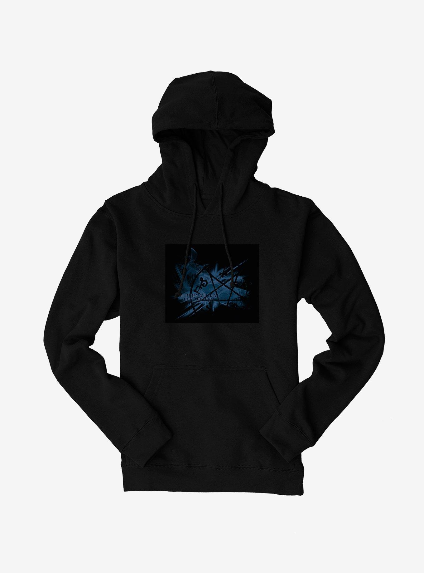 Supernatural Blue Pentagram Hoodie, , hi-res