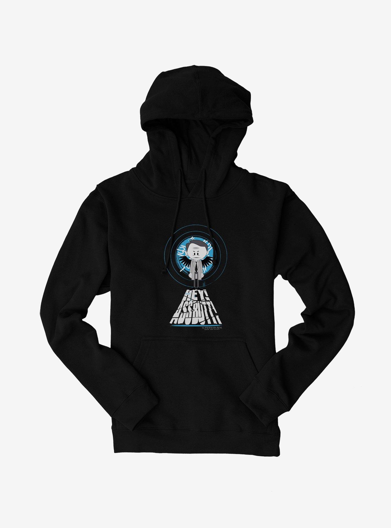 Supernatural Castiel Assbutt Hoodie, , hi-res
