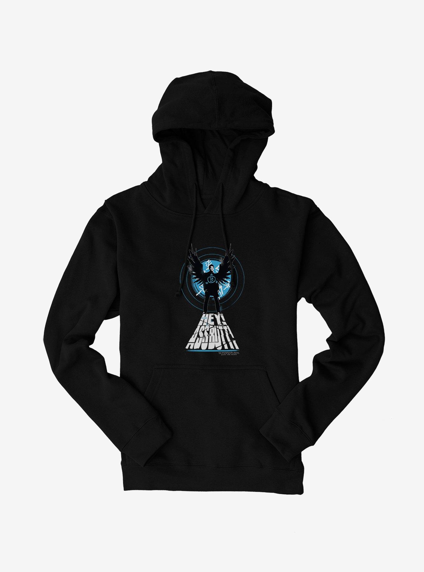 Supernatural Castiel Entrance Hoodie, BLACK, hi-res