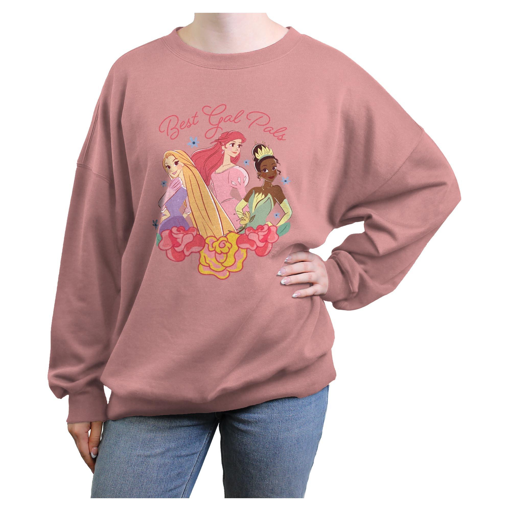 Disney Princess Best Gal Pals Womens Oversized Sweatshirt, , hi-res