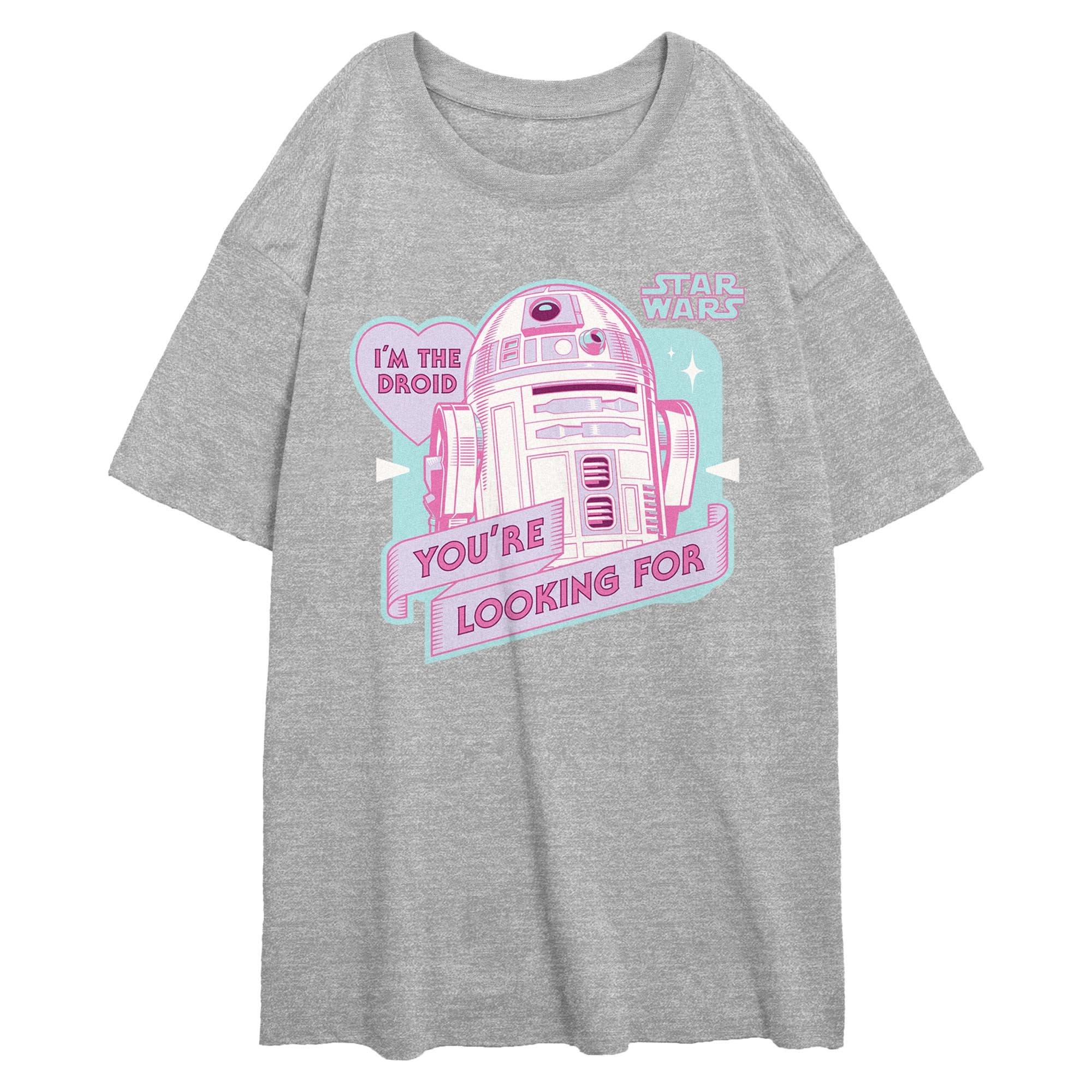 Star Wars Im The Droid Youre Looking For Womens Oversized T-Shirt, ATH HTR, hi-res