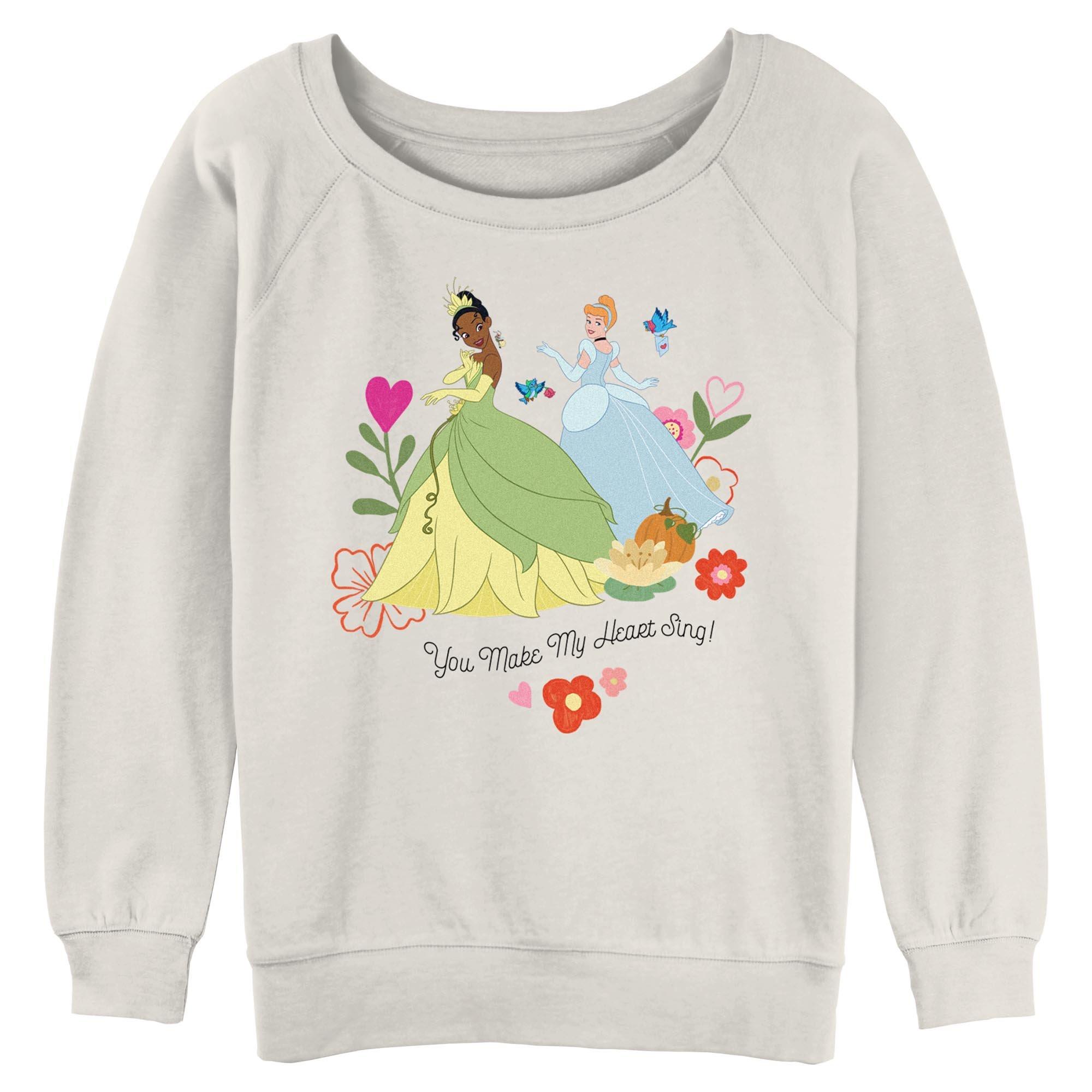 Disney Princess You Make My Heart Sing Womens Slouchy Sweatshirt, , hi-res