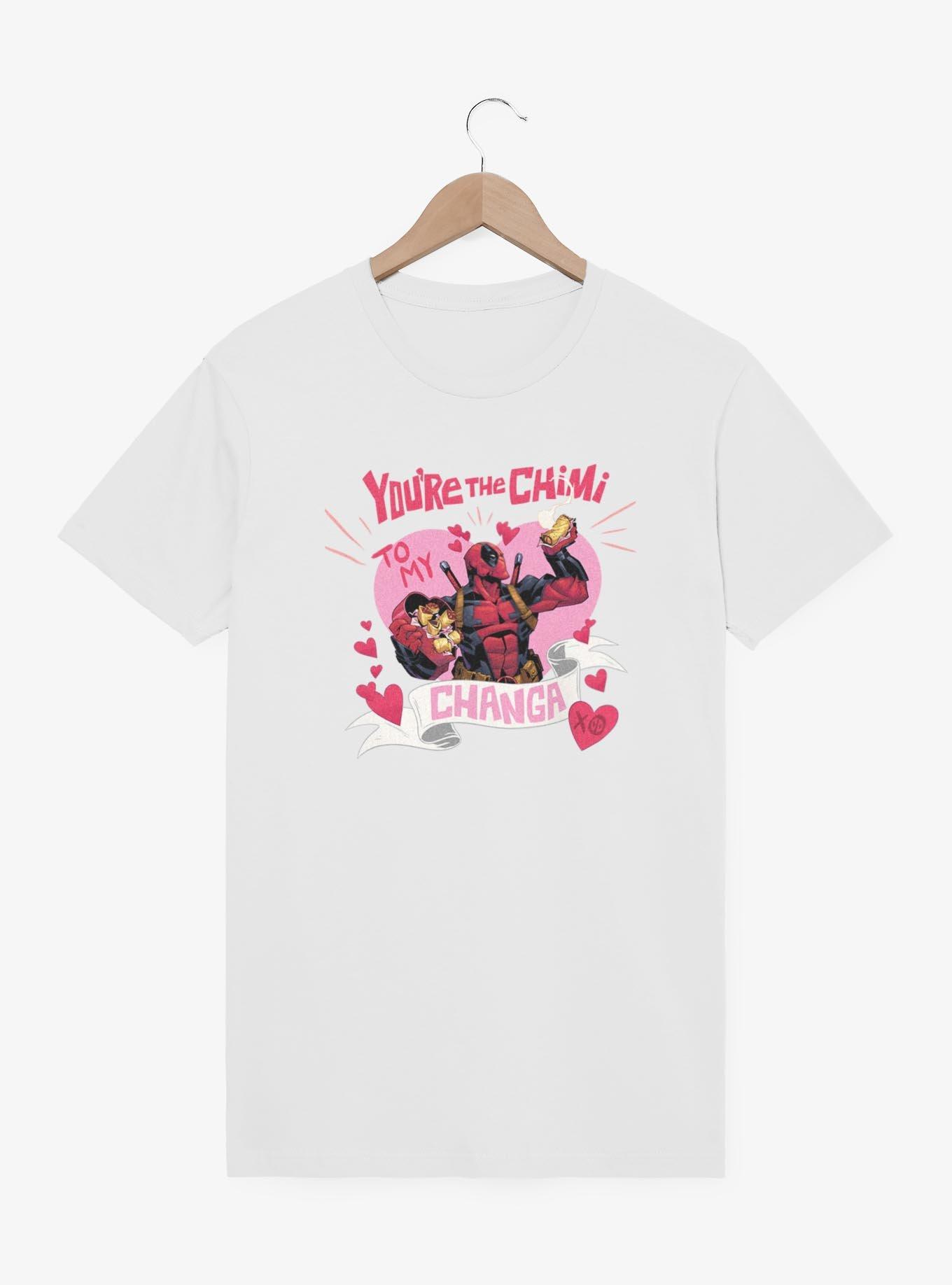 Marvel Deadpool You're The Chimi Changa T-Shirt, WHITE, hi-res