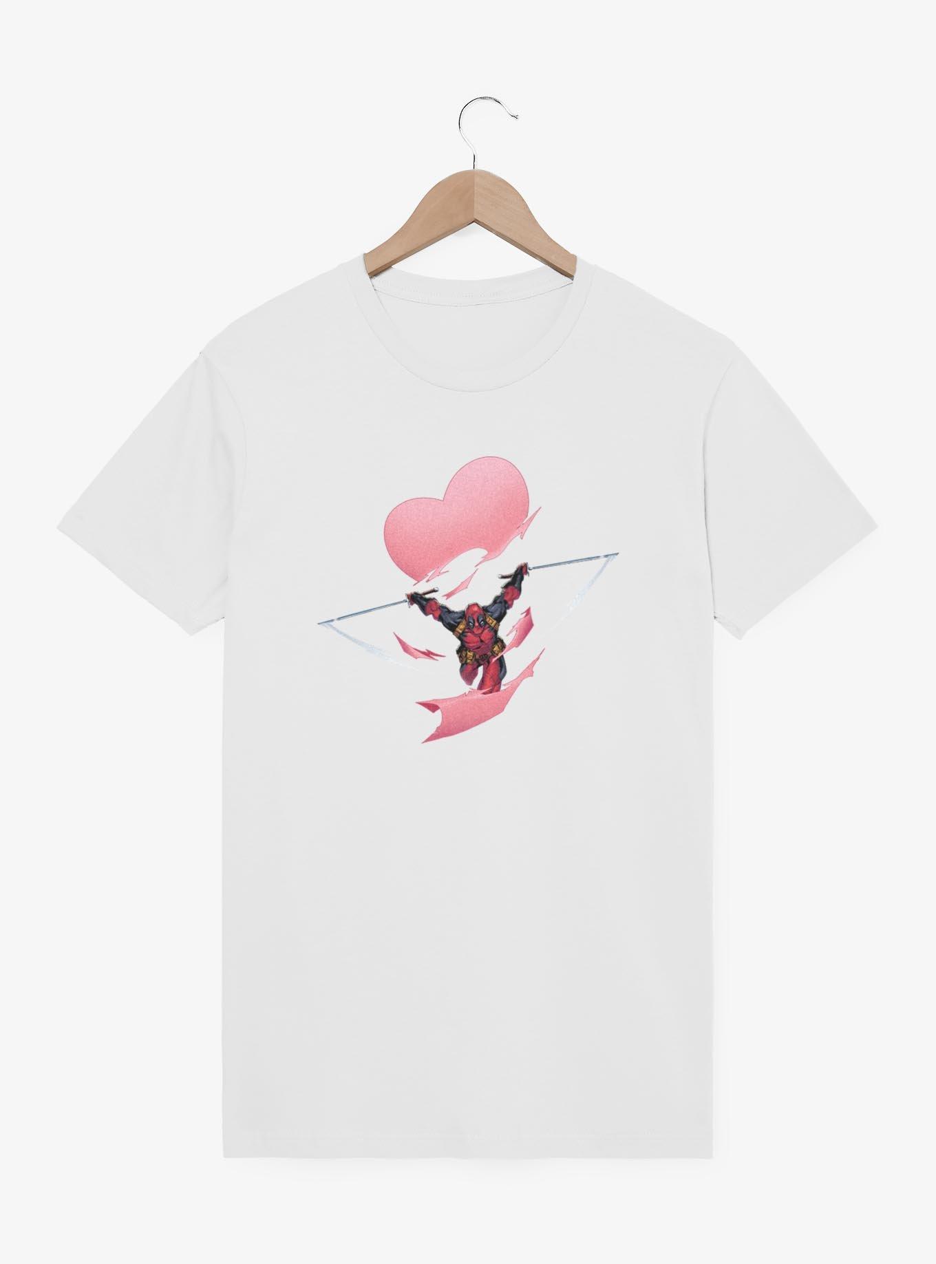 Marvel Deadpool Looking For Love T-Shirt, WHITE, hi-res