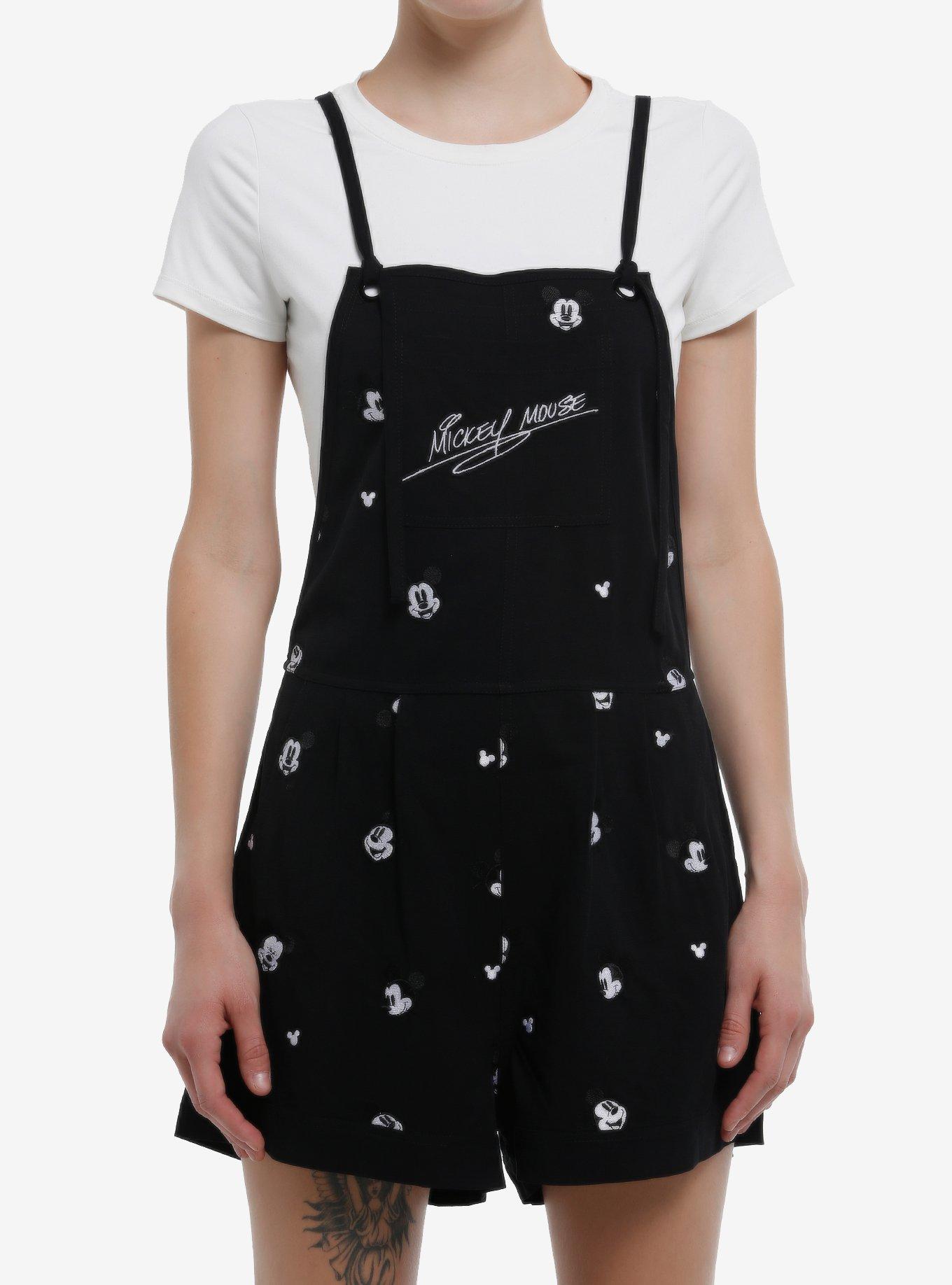 Her Universe Disney Mickey Mouse Linen Shortalls Her Universe Exclusive, , hi-res