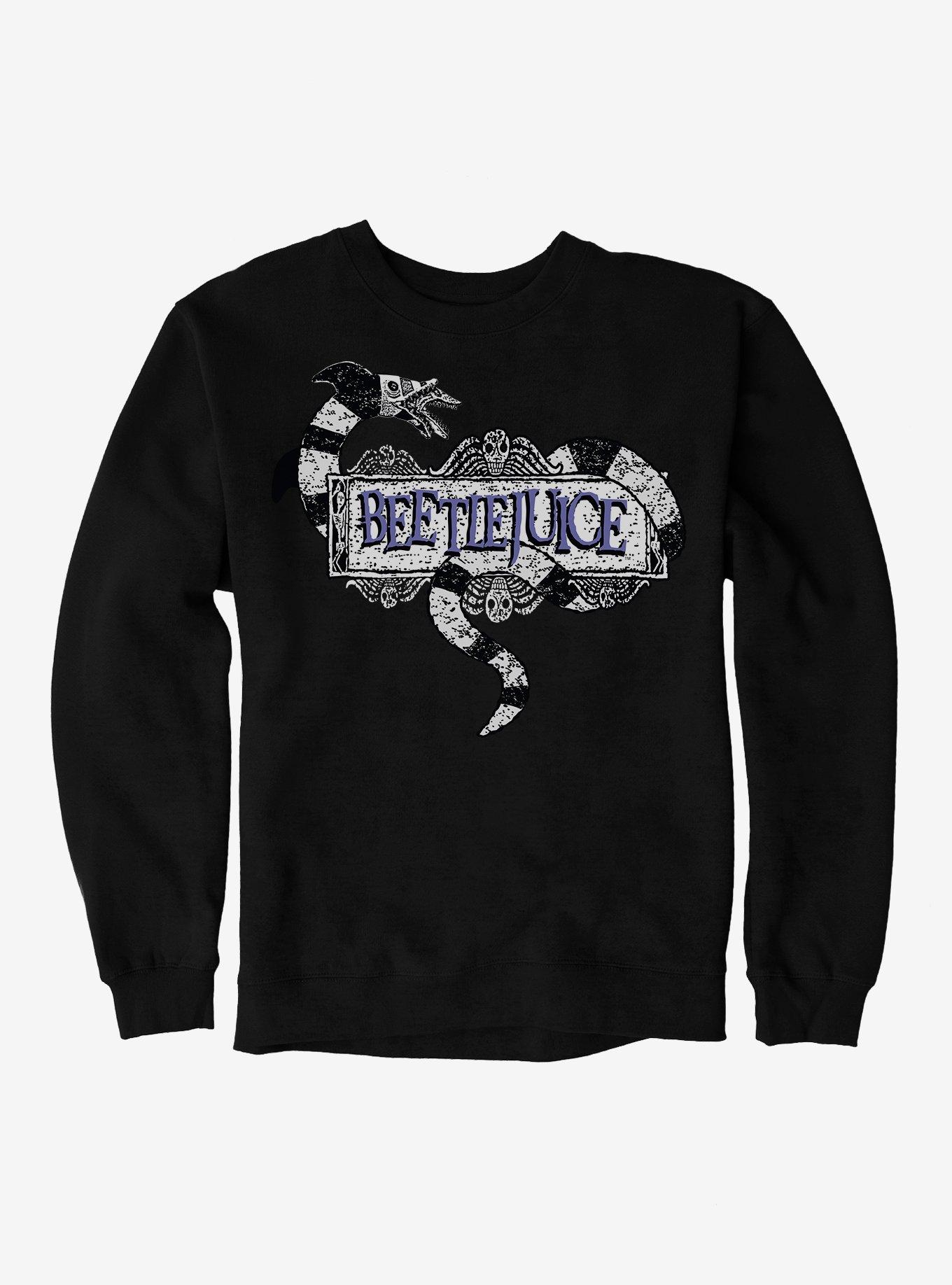 Beetlejuice Sandworm Logo Sweatshirt,All Products : American Fashion Style Bags On Sale