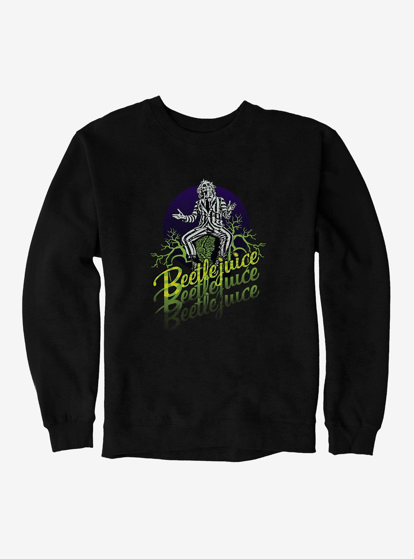 Beetlejuice It's Showtime! Sweatshirt, BLACK, hi-res