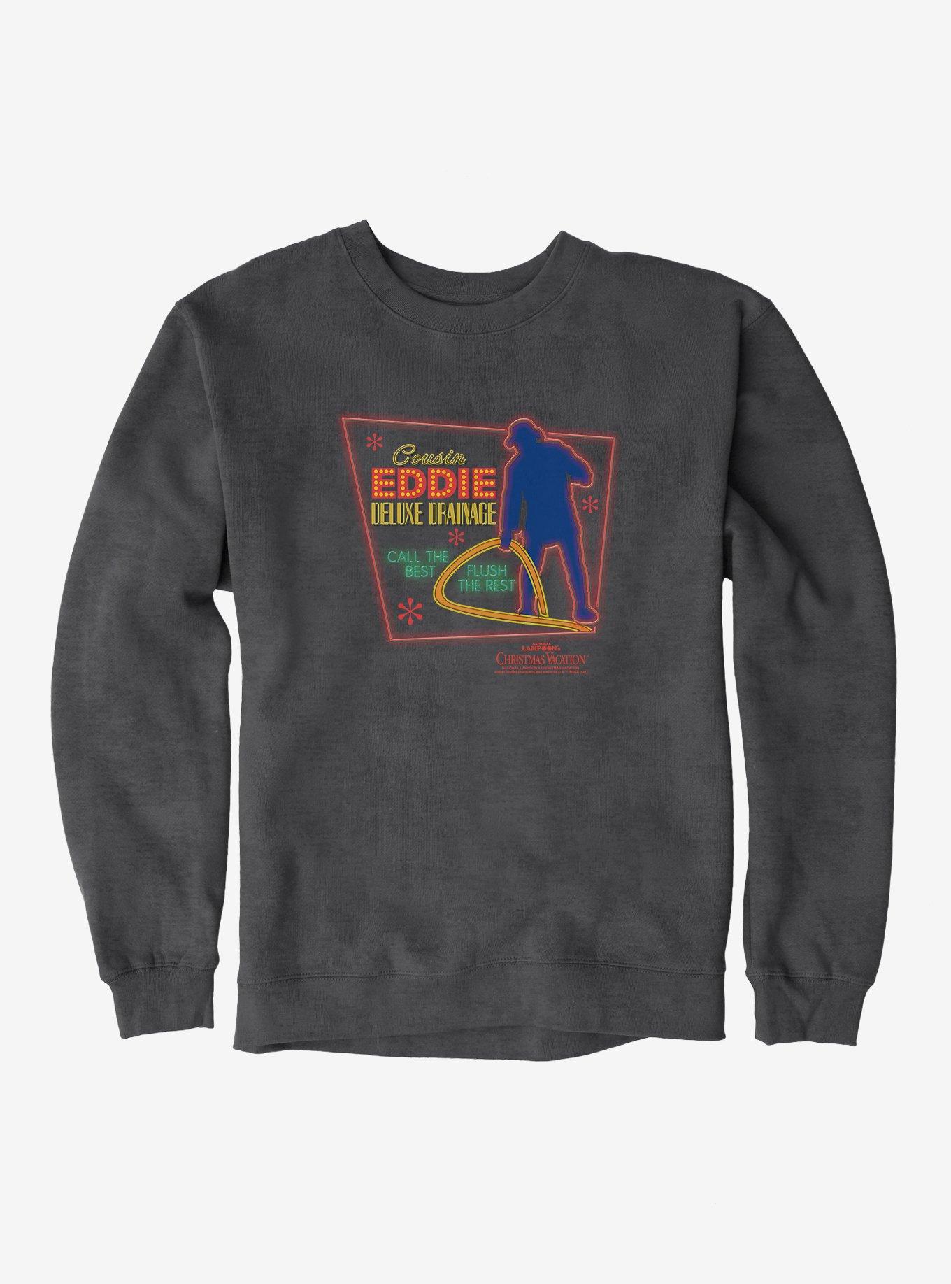 National Lampoon's Christmas Vacation Cousin Eddie Sweatshirt, DARK HEATHER, hi-res
