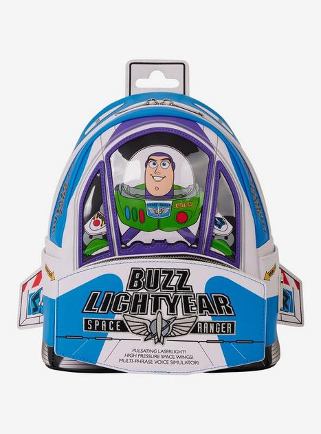 Green  loungefly × バズライトイヤー Loungefly Disney Pixar Toy Story Buzz Lightyear Wings Light