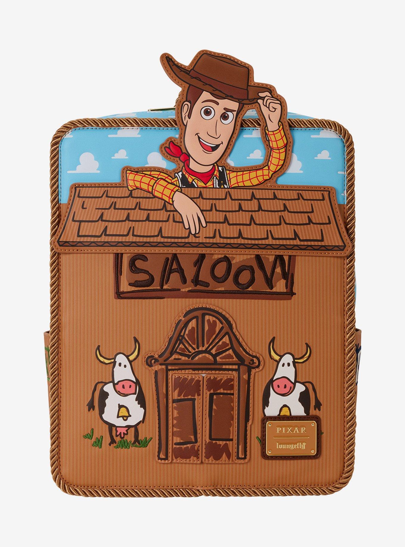 Loungefly Disney Pixar Toy Story 30th Anniversary Woody Saloon Mini Backpack, , hi-res