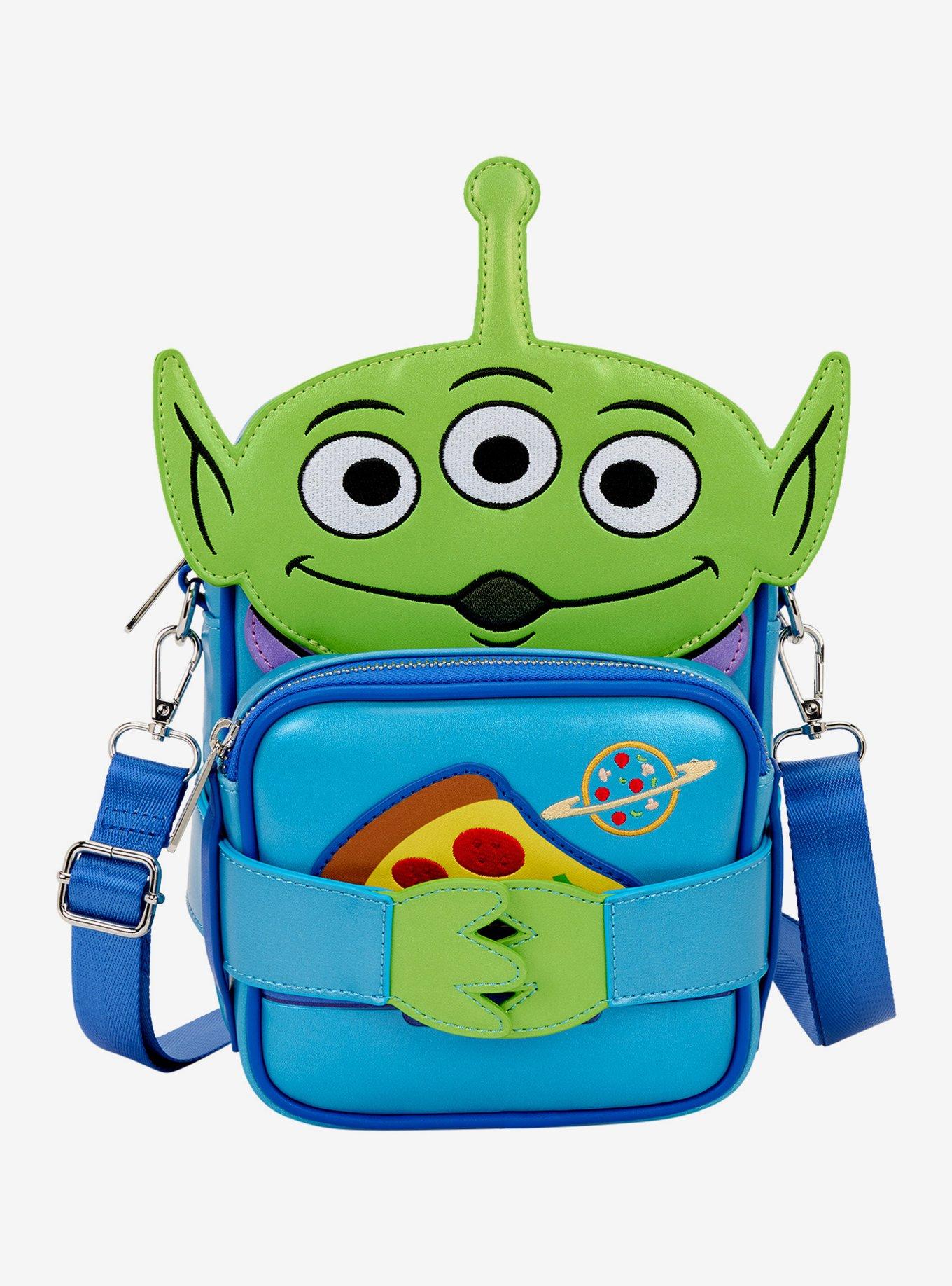 Loungefly Disney Pixar Toy Story 30th Anniversary Alien Figural Crossbody Bag, , hi-res