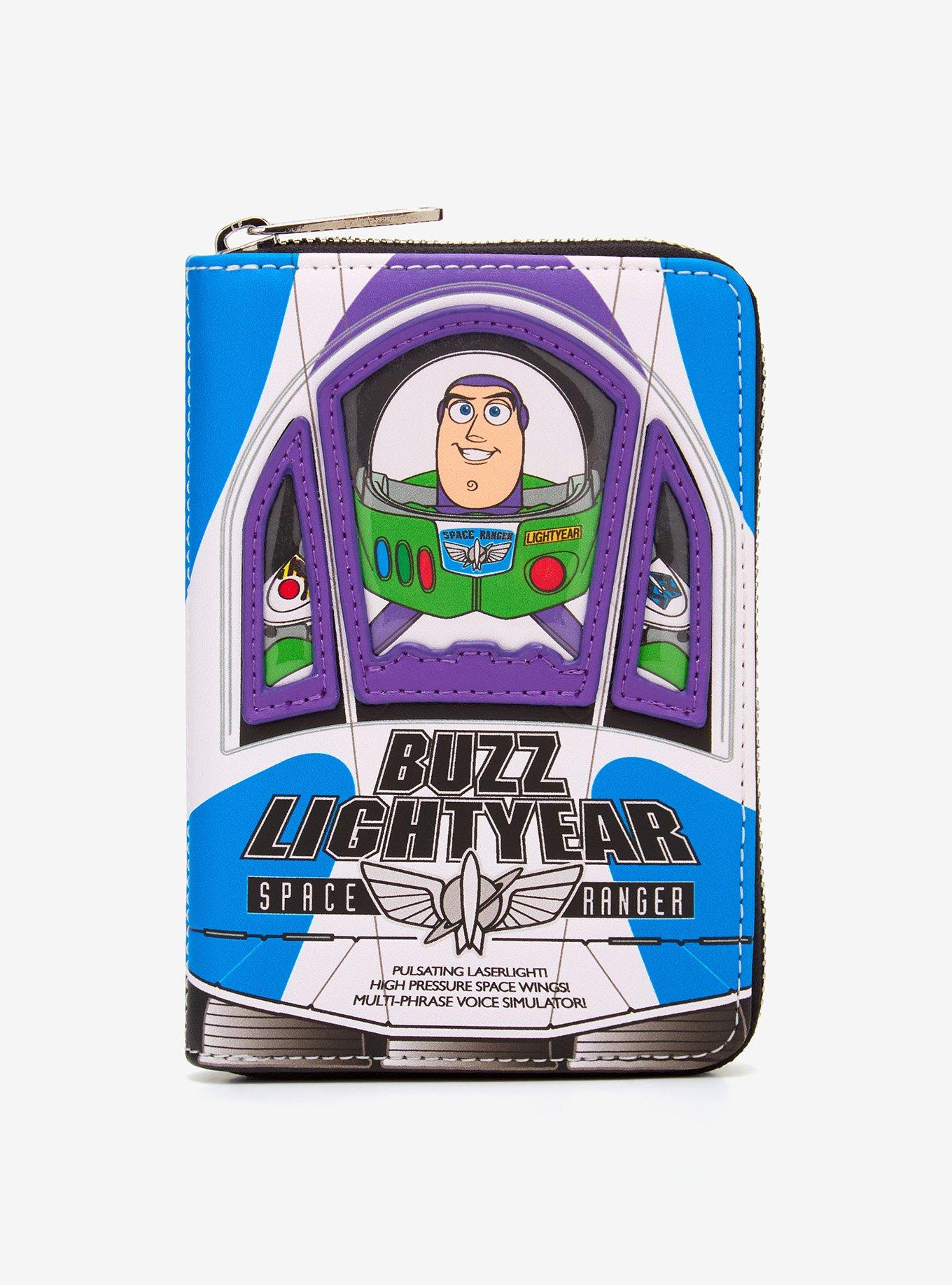 Loungefly Disney Pixar Toy Story 30th Anniversary Buzz Lightyear Box Glow-in-the-Dark Small Zip Wallet, , hi-res