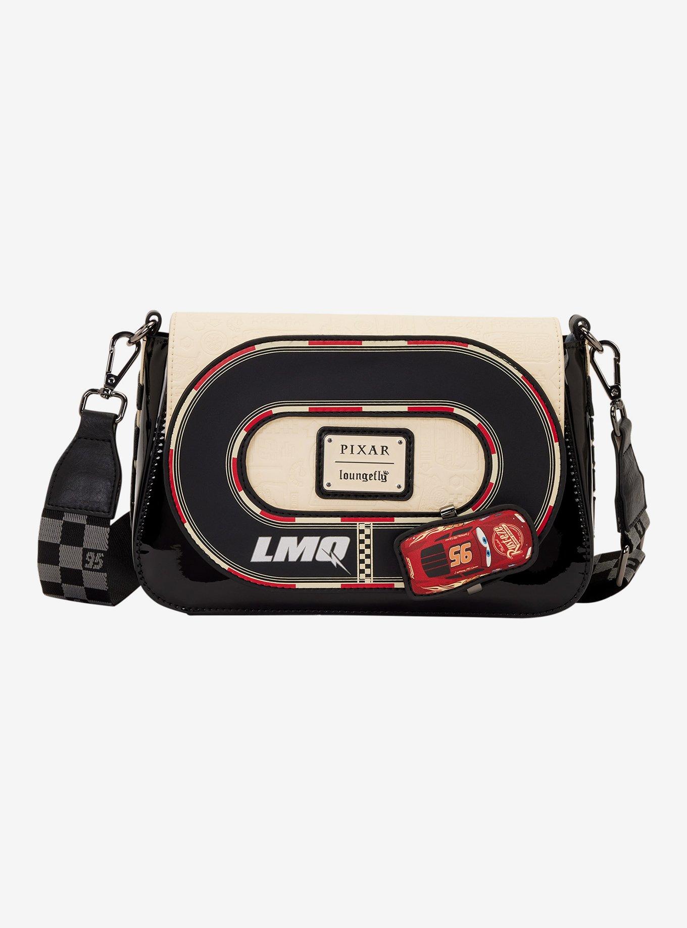 Loungefly Disney Pixar Cars Lightning McQueen Racetrack Crossbody Bag, , hi-res