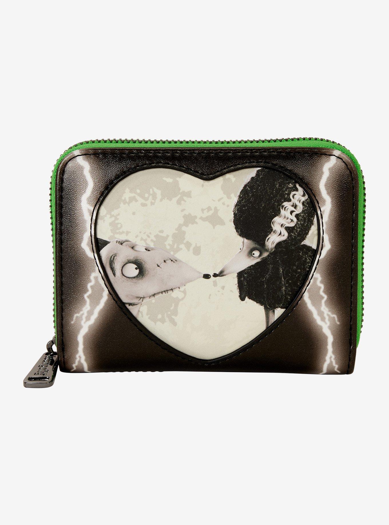 Loungefly Disney Frankenweenie Sparky & Persephone Glow-in-the-Dark Small Zip Wallet, , hi-res
