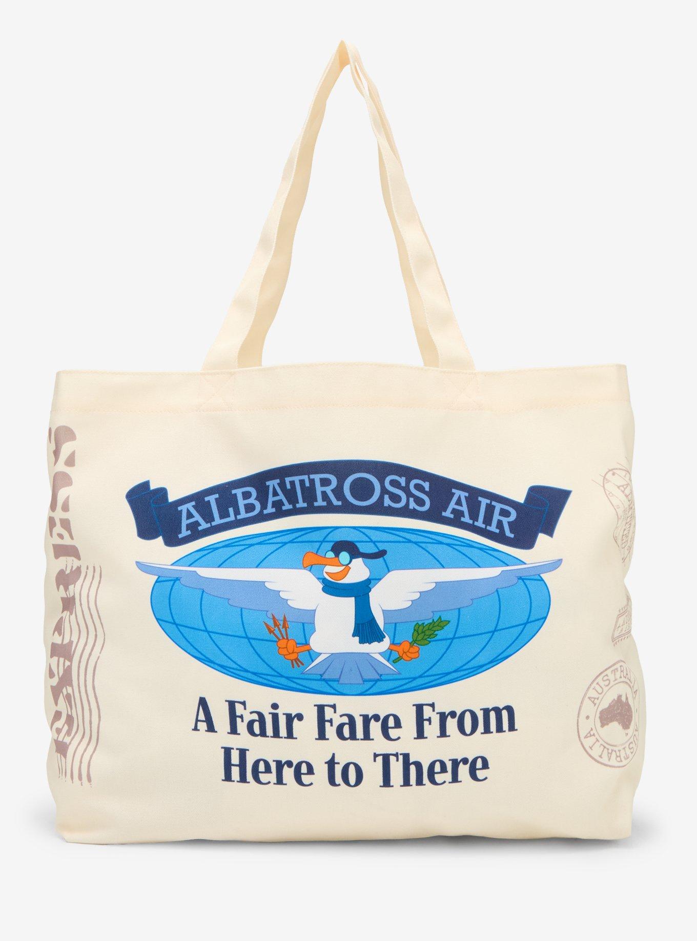 Loungefly Disney The Rescuers Down Under Albatross Air Canvas Tote Bag, , hi-res