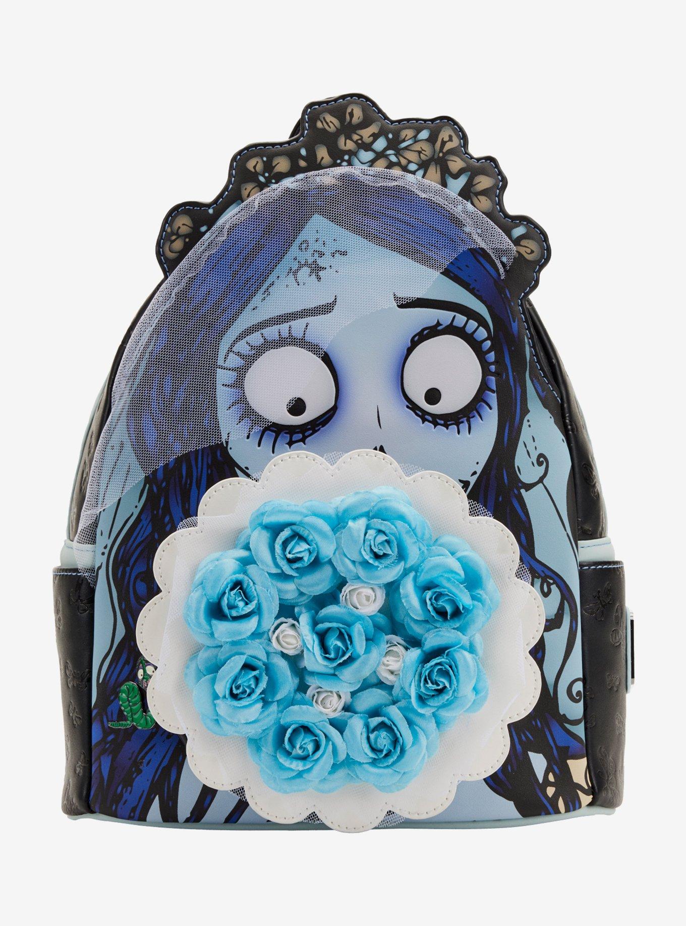 Loungefly Corpse Bride Emily with Bouquet Figural Mini Backpack, , hi-res