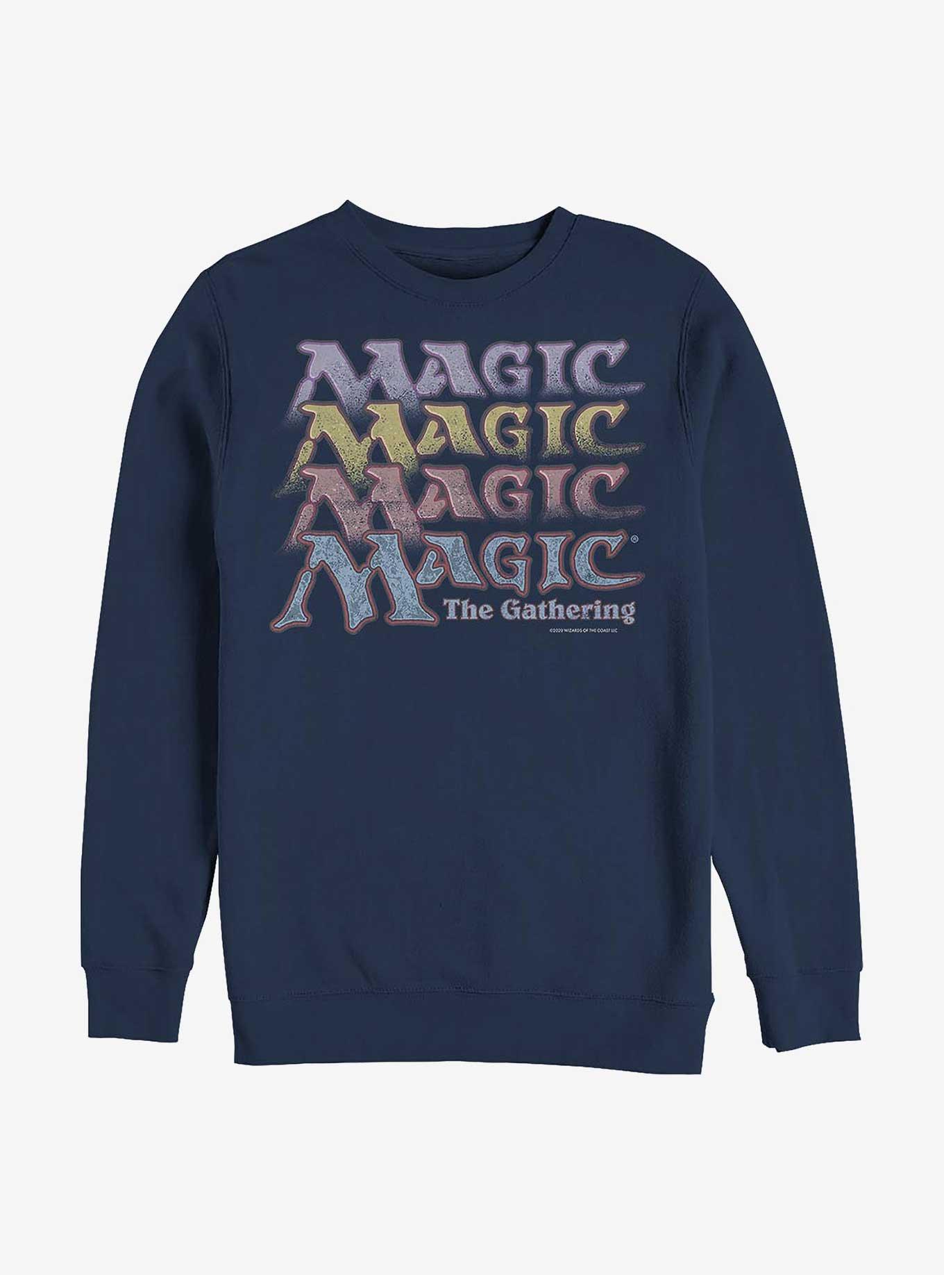 Magic: The Gathering Retro Stack Sweatshirt, NAVY, hi-res
