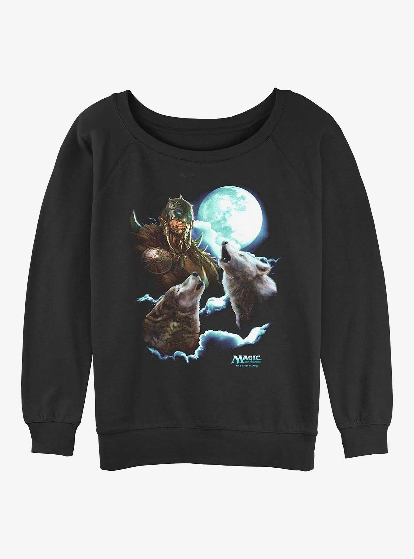 Magic: The Gathering Garruk Full Moon Girls Slouchy Sweatshirt