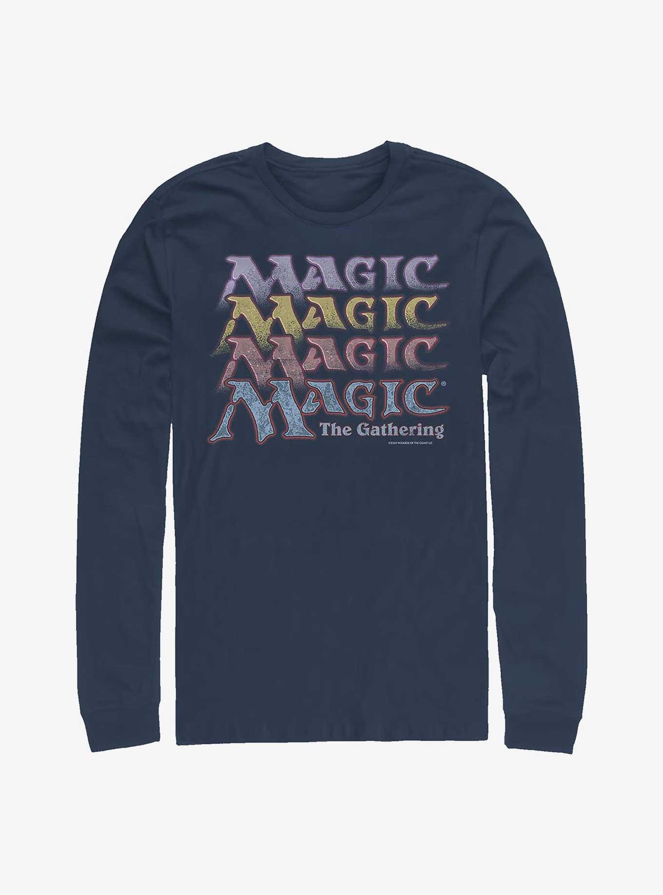 Magic: The Gathering Retro Stack Long-Sleeve T-Shirt, , hi-res