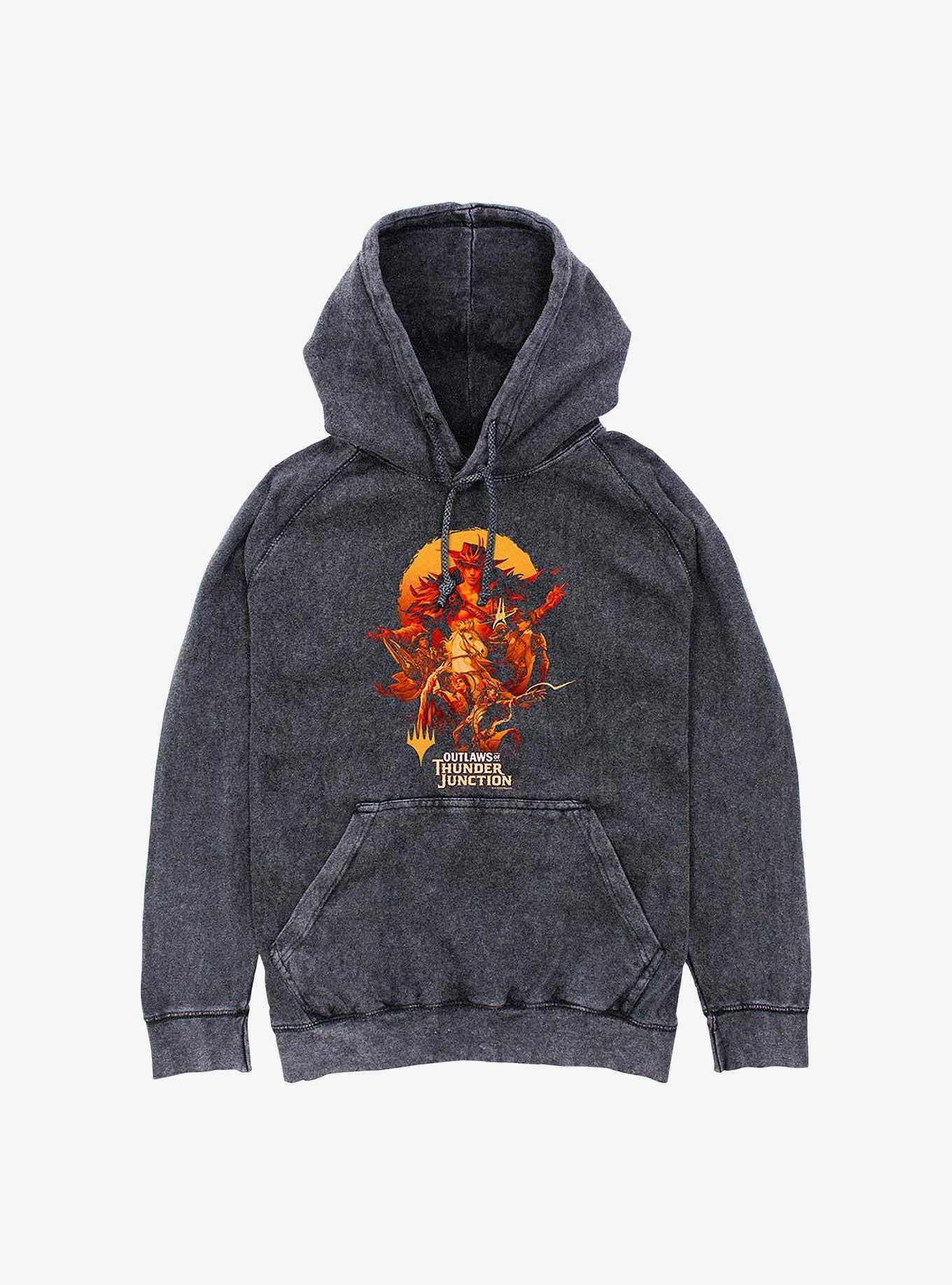Magic: The Gathering Outlaws Of Thunder Junction Poster Mineral Wash Hoodie, , hi-res