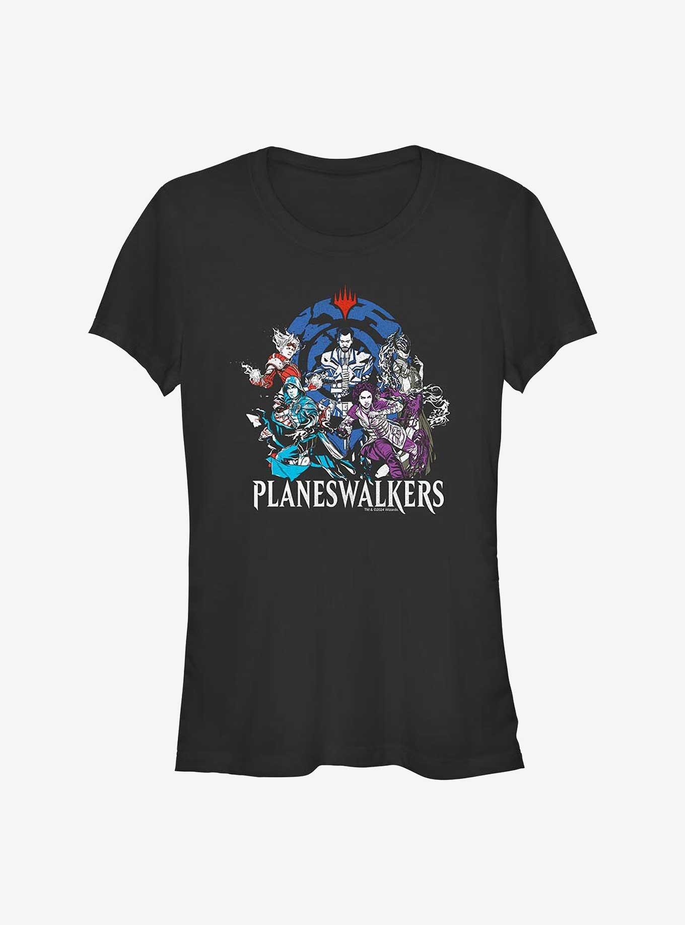Magic: The Gathering Planeswalkers Group Girls T-Shirt, BLACK, hi-res