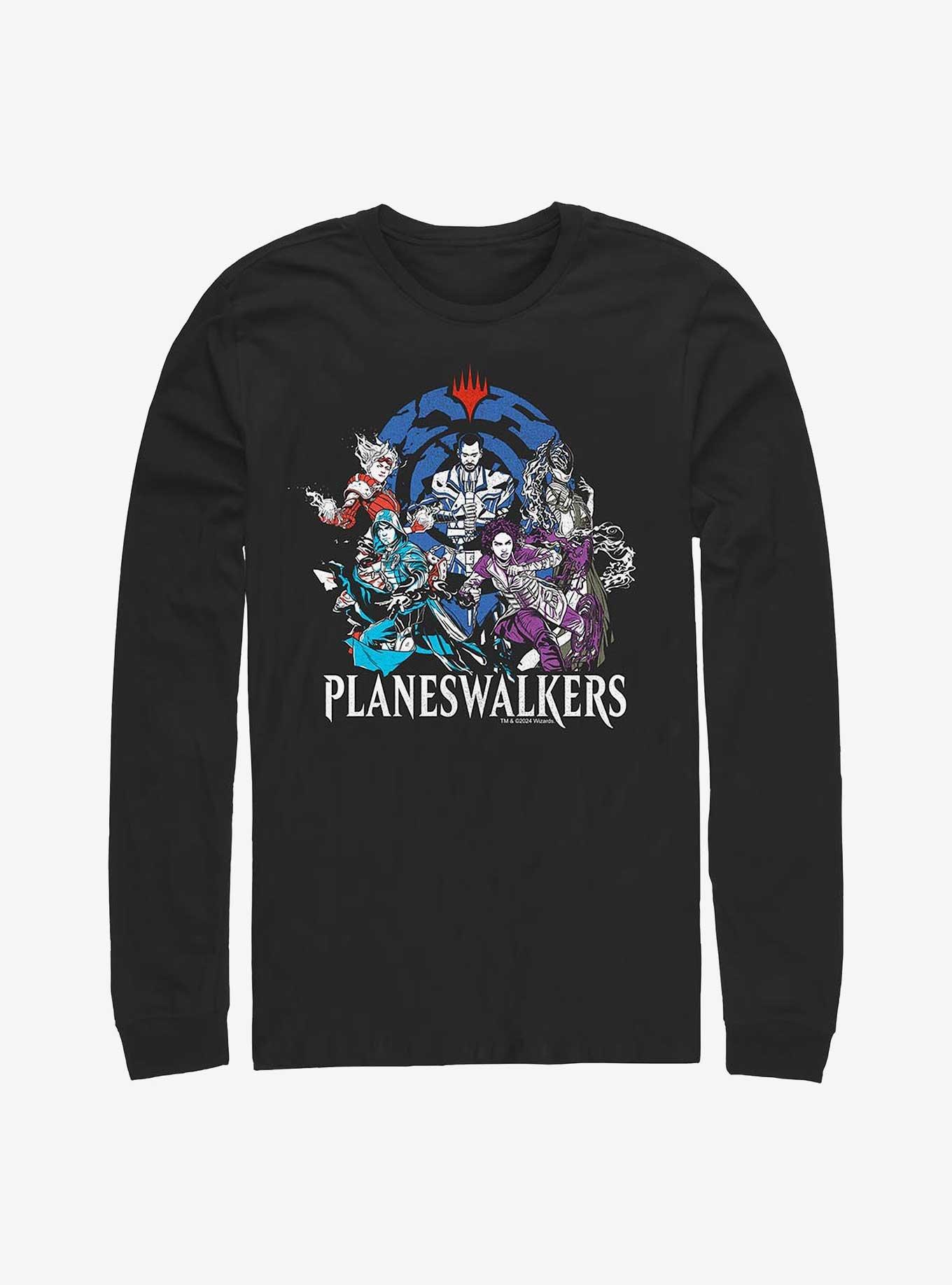 Magic: The Gathering Planeswalkers Group Long-Sleeve T-Shirt, BLACK, hi-res