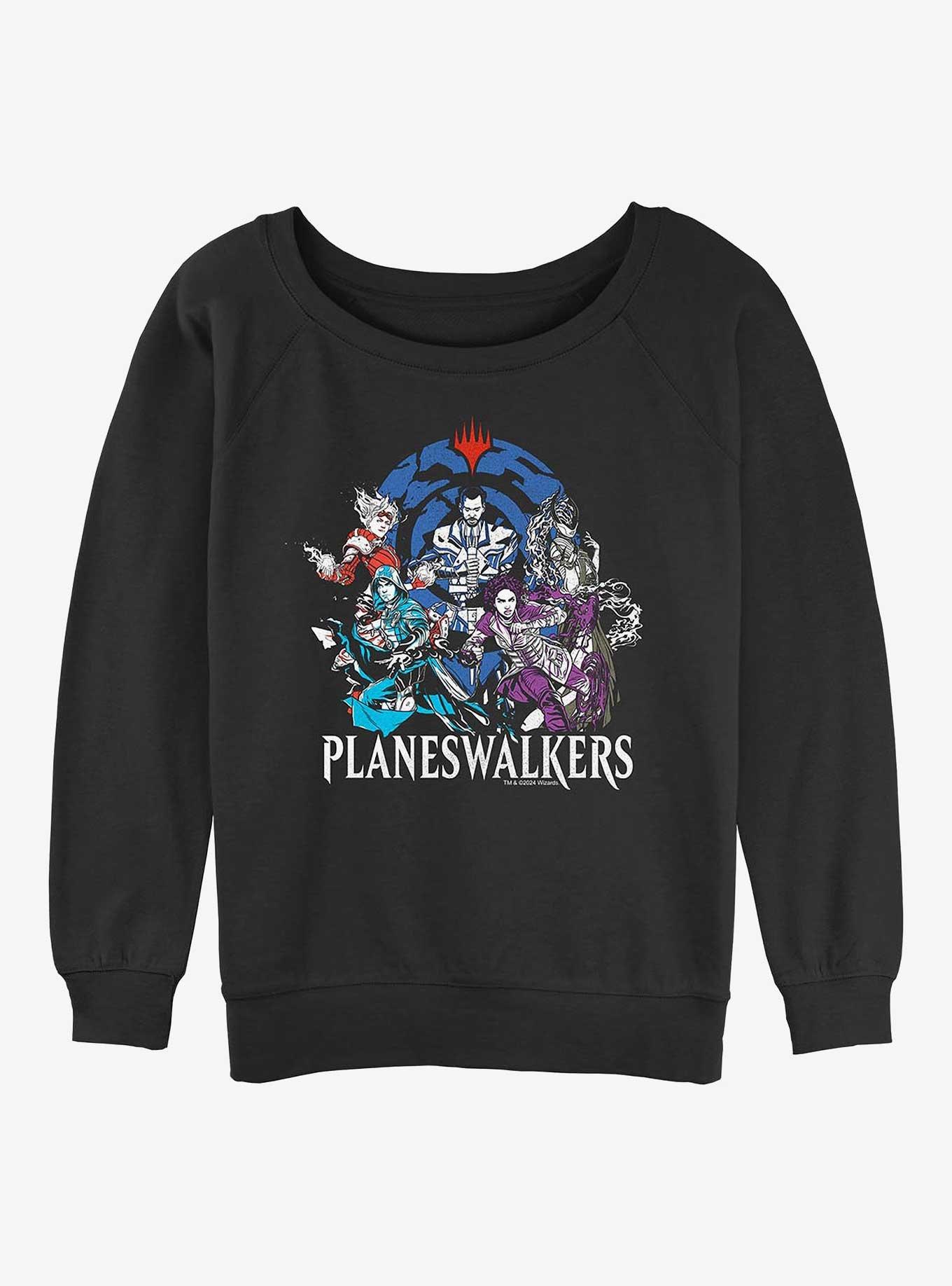 Magic: The Gathering Planeswalkers Group Girls Slouchy Sweatshirt, BLACK, hi-res