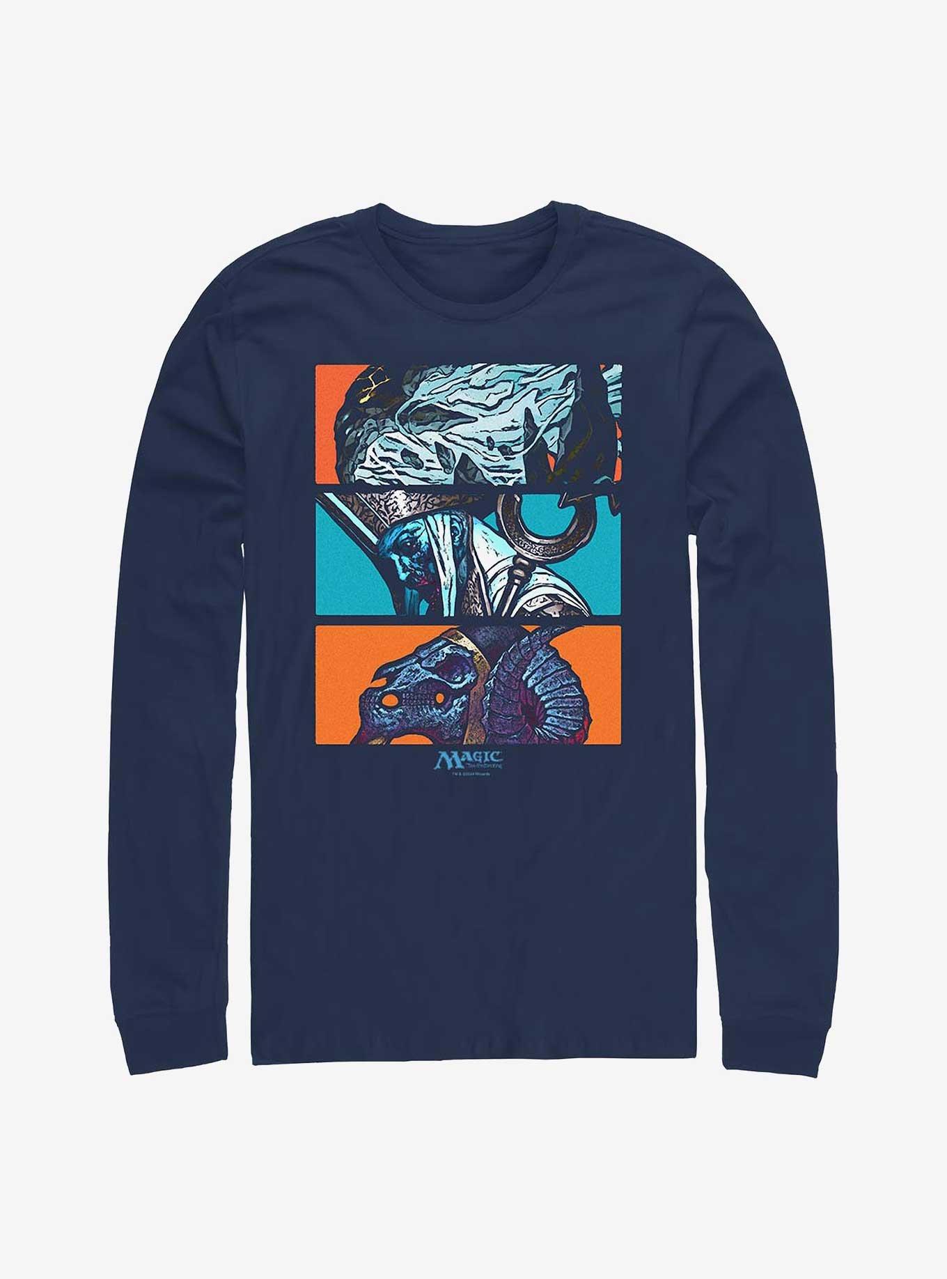 Magic: The Gathering Maelstrom Wanderer, Mikaeus, Neheb Long-Sleeve T-Shirt, NAVY, hi-res
