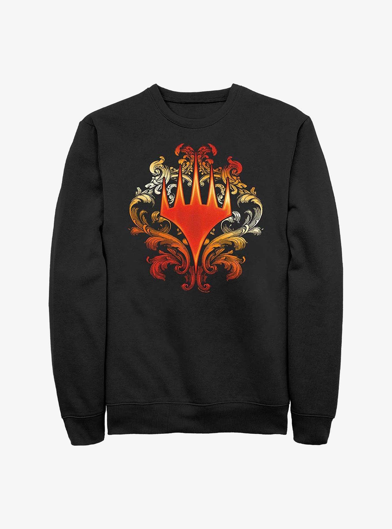 Magic: The Gathering Decorative Planeswalker Symbol Sweatshirt, BLACK, hi-res