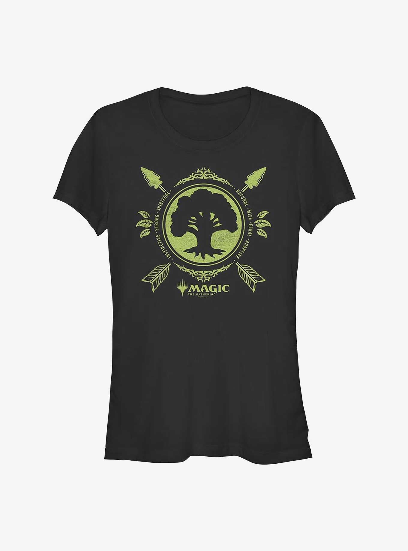 Magic: The Gathering Forest Mana Girls T-Shirt