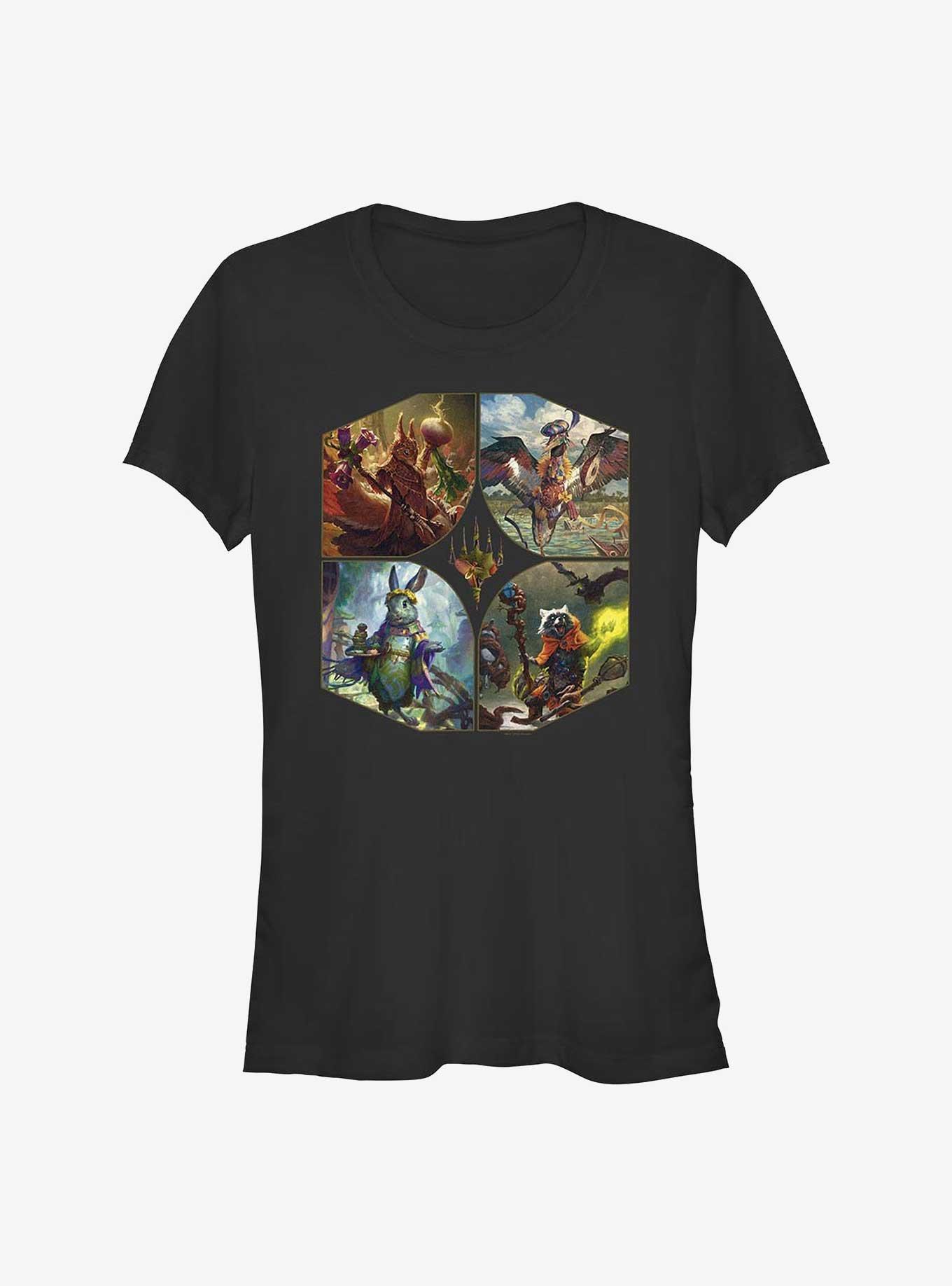 Magic: The Gathering Bloomburrow Commander Set Girls T-Shirt, , hi-res