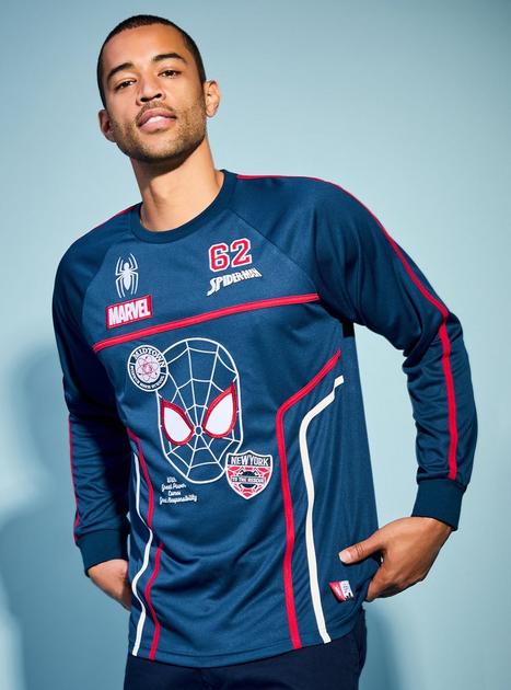 Marvel Spider-Man Long Sleeve Jersey — BoxLunch Exclusive | BoxLunch