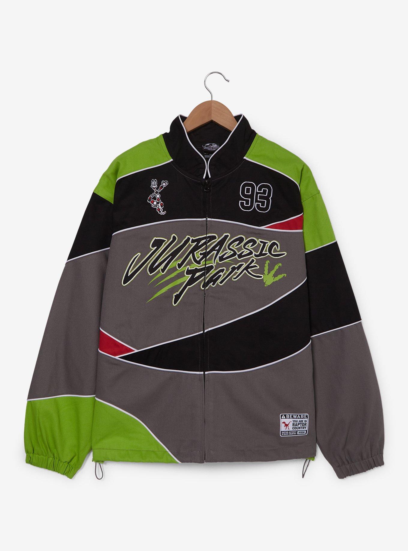 Jurassic Park Camo Windbreaker Jacket - BoxLunch Exclusive, , hi-res