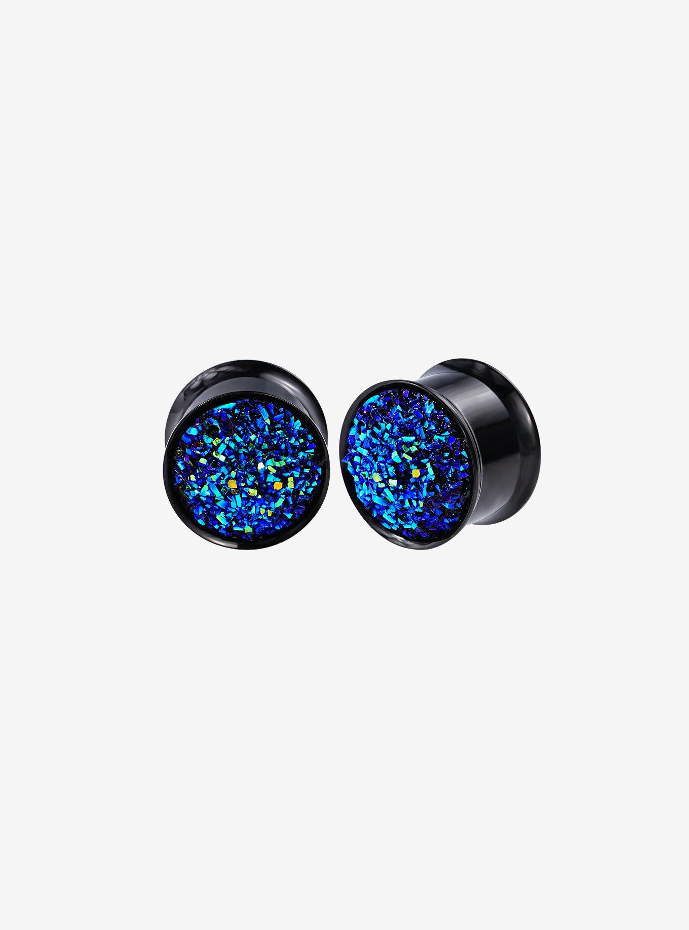 Steel Blue Crystal Plug 2 Pack, , hi-res